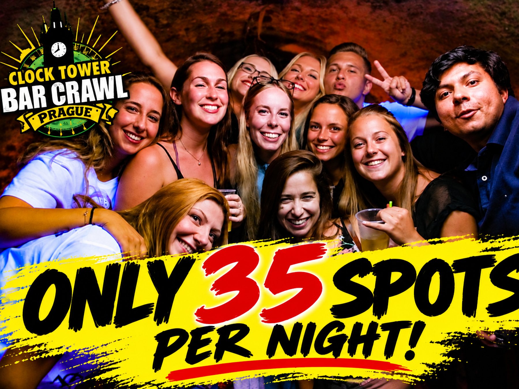 Prag Kneipentour mit mehreren Bars, Begrüßungsschnäpsen & VIP Club