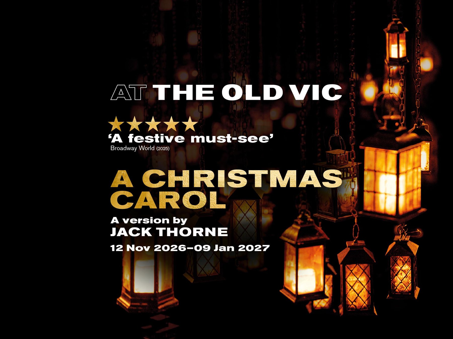 Eintrittskarte für A Christmas Carol im The Old Vic