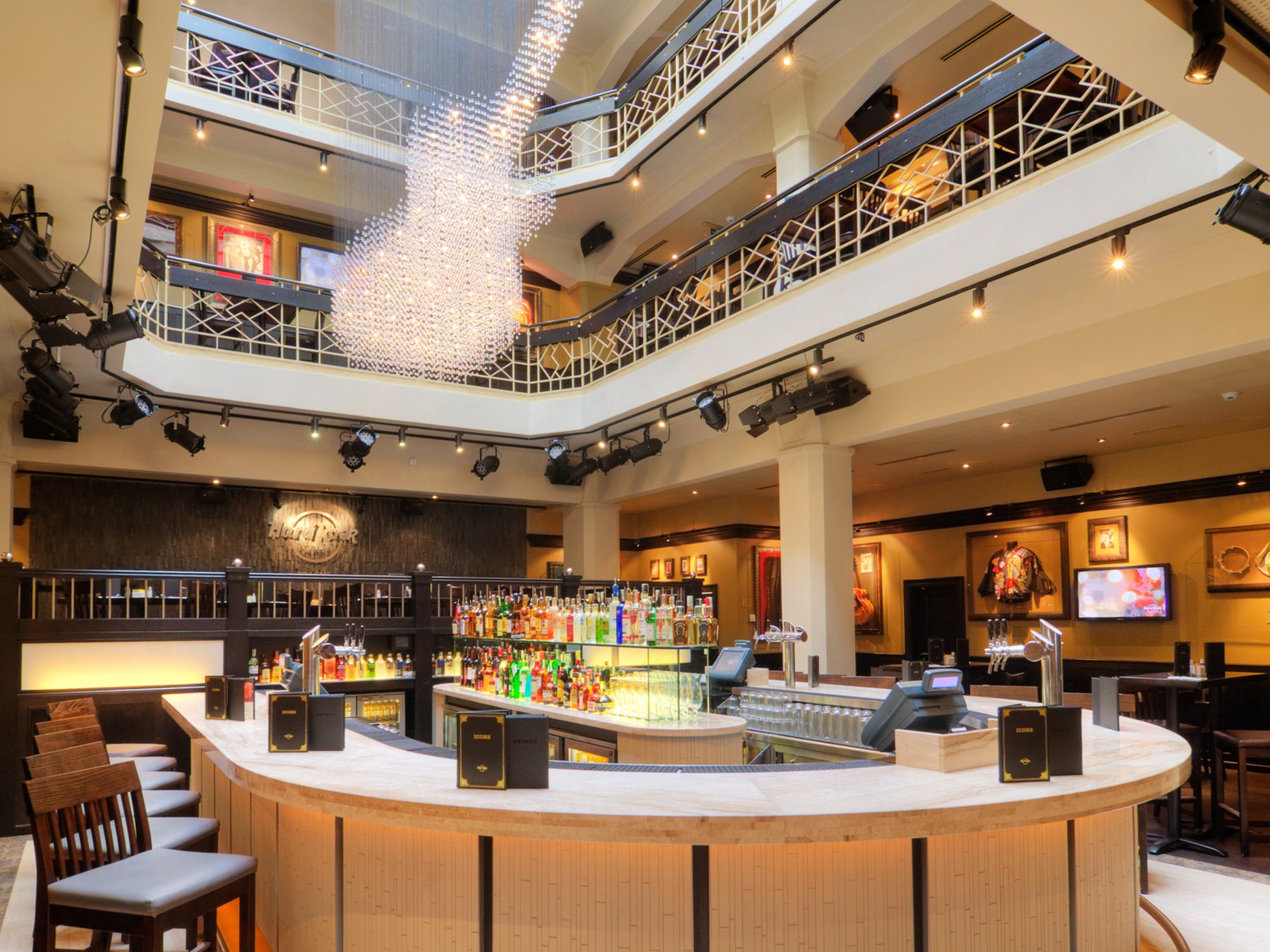 Prag Hard Rock Cafe mit Menü für Mittag- oder Abendessen