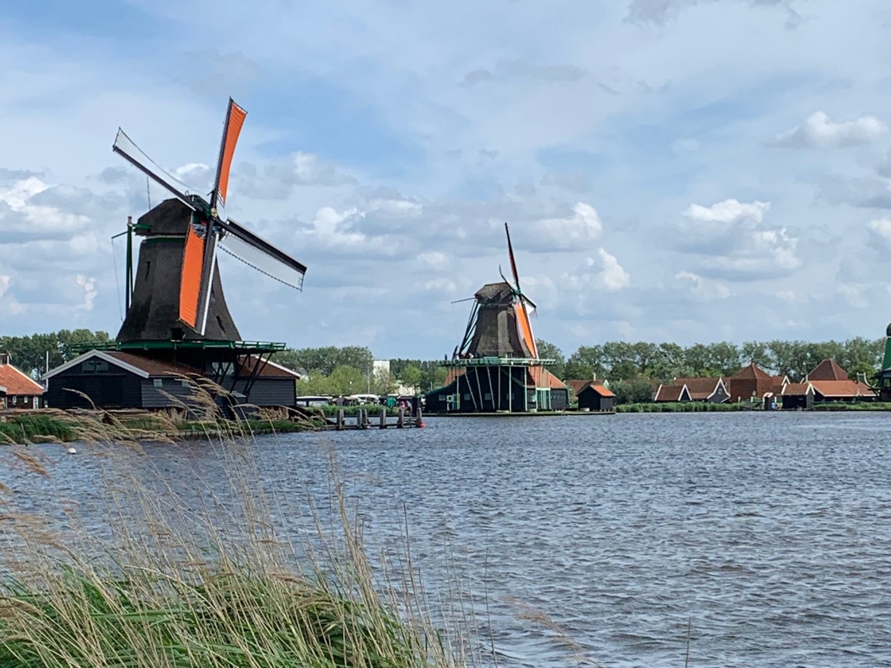 Landpartie Fahrradtour und Zaanse Schans Windmühlen