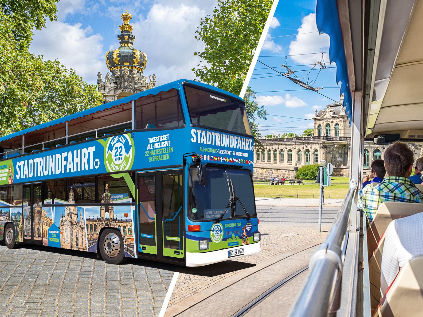 Dresden 1-Tages Hop-On-Hop-Off Bustour