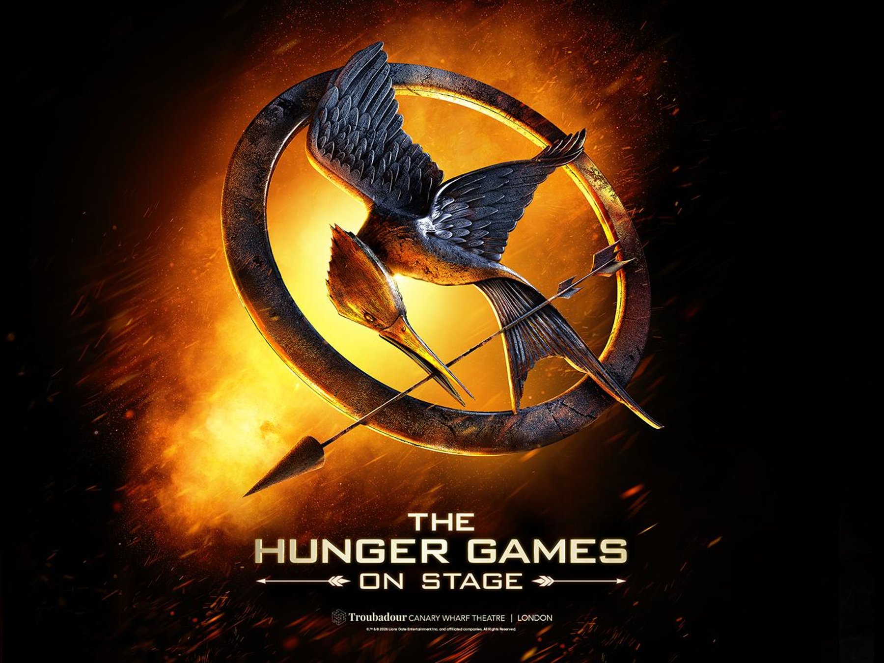 Eintrittskarte für The Hunger Games On Stage