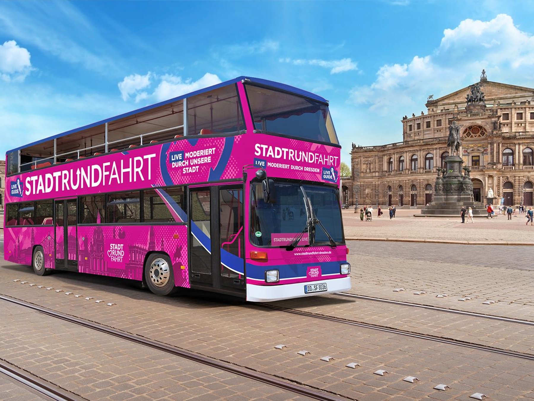 Stadtrundfahrt mit Live-Führer