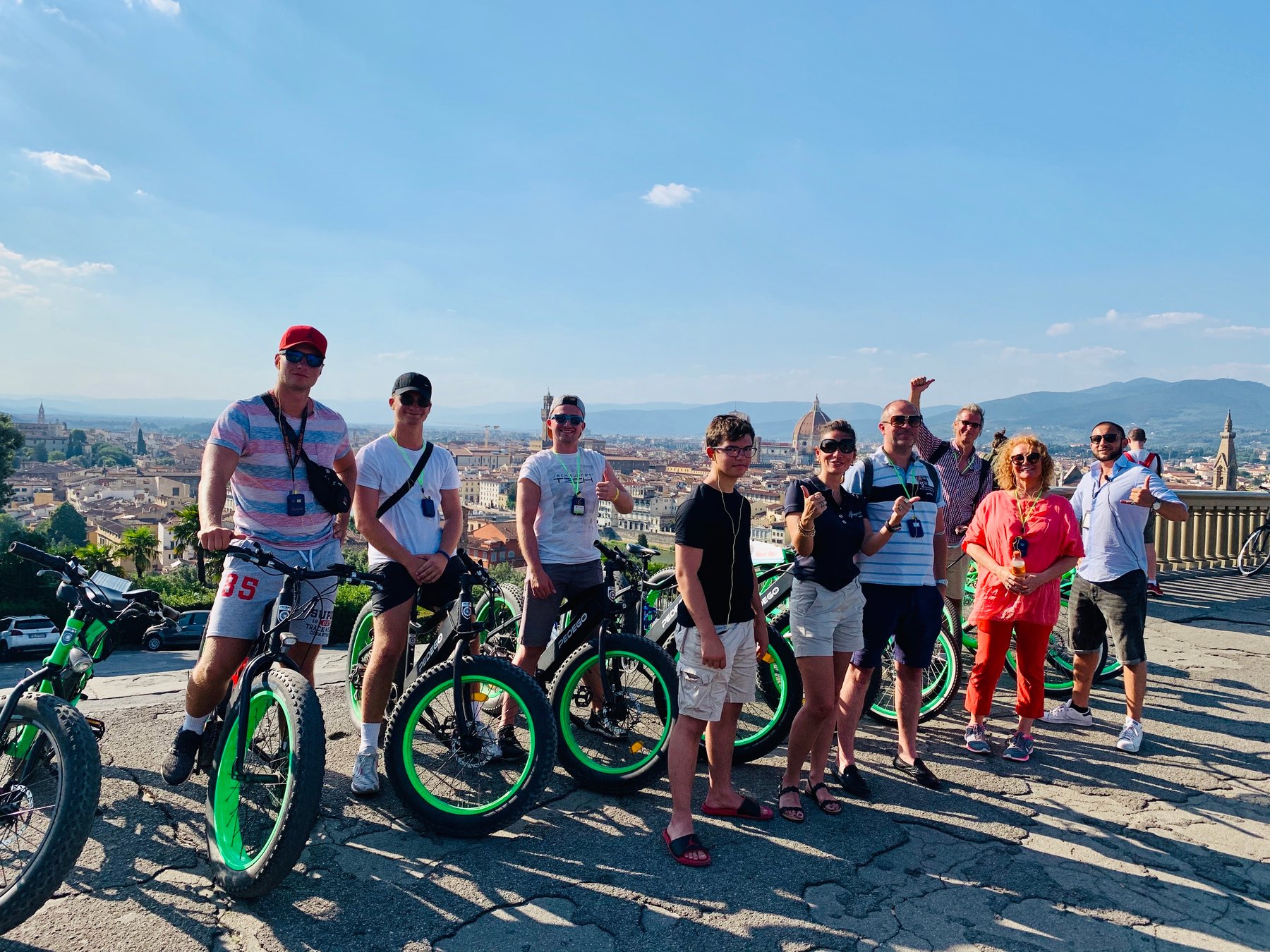 Florenz: Geführte E-Bike-Tour zum Piazzale Michelangelo