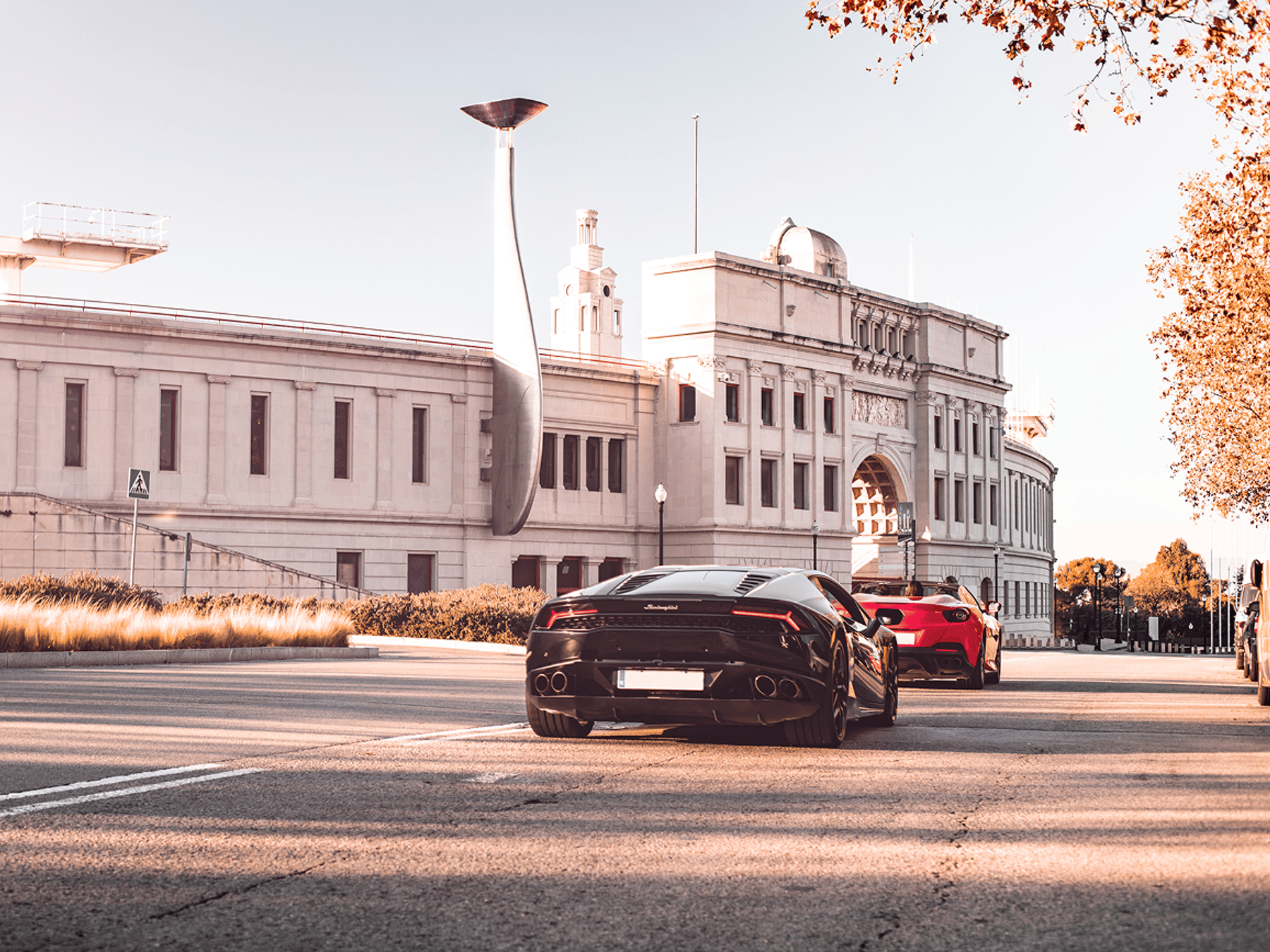 Barcelona 40-minütige Barcelona Old Urban F1 Rennstrecken-Supersportwagen-Tour