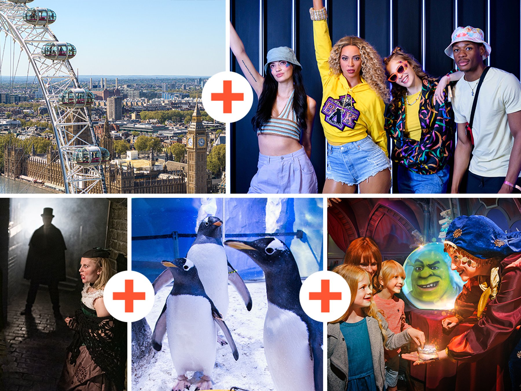 London Eye & Madame Tussauds London: Eintrittskarte