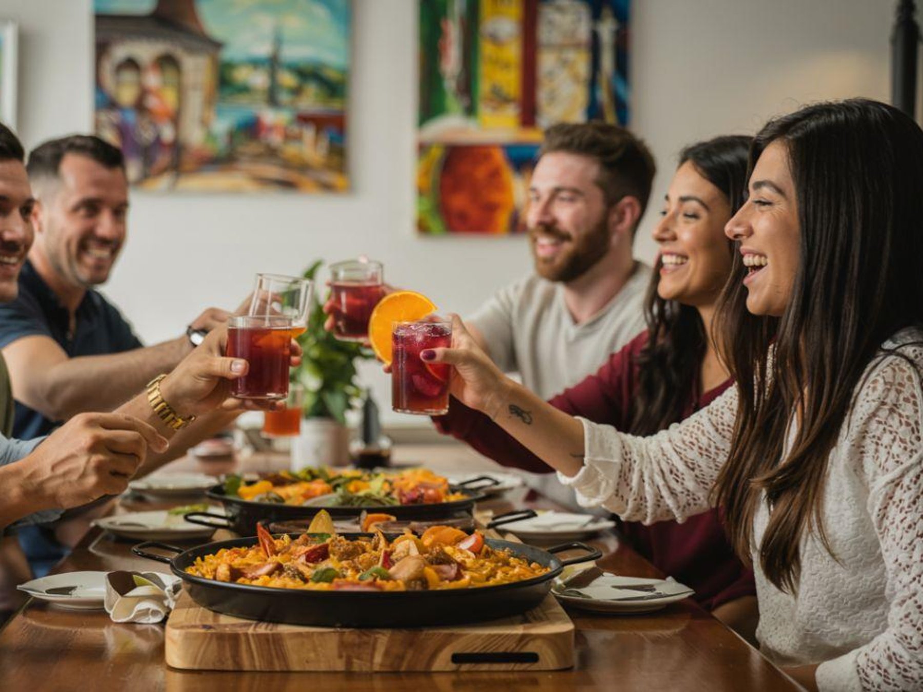 Paella-Kochkurs mit Marktbesuch und mehr