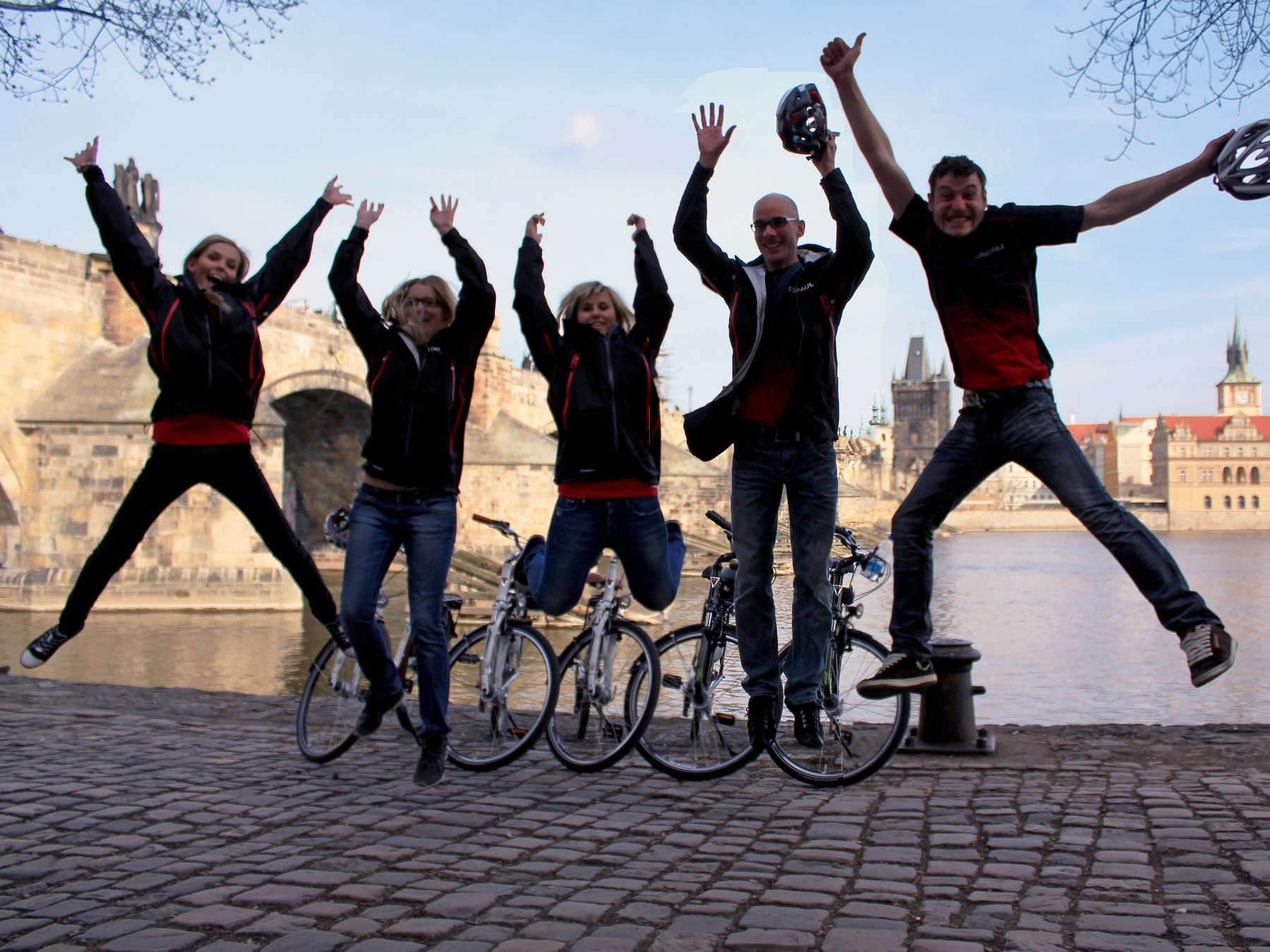 Prag Fahrrad- oder E-Bike-Stadttour mit einem lokalen Führer