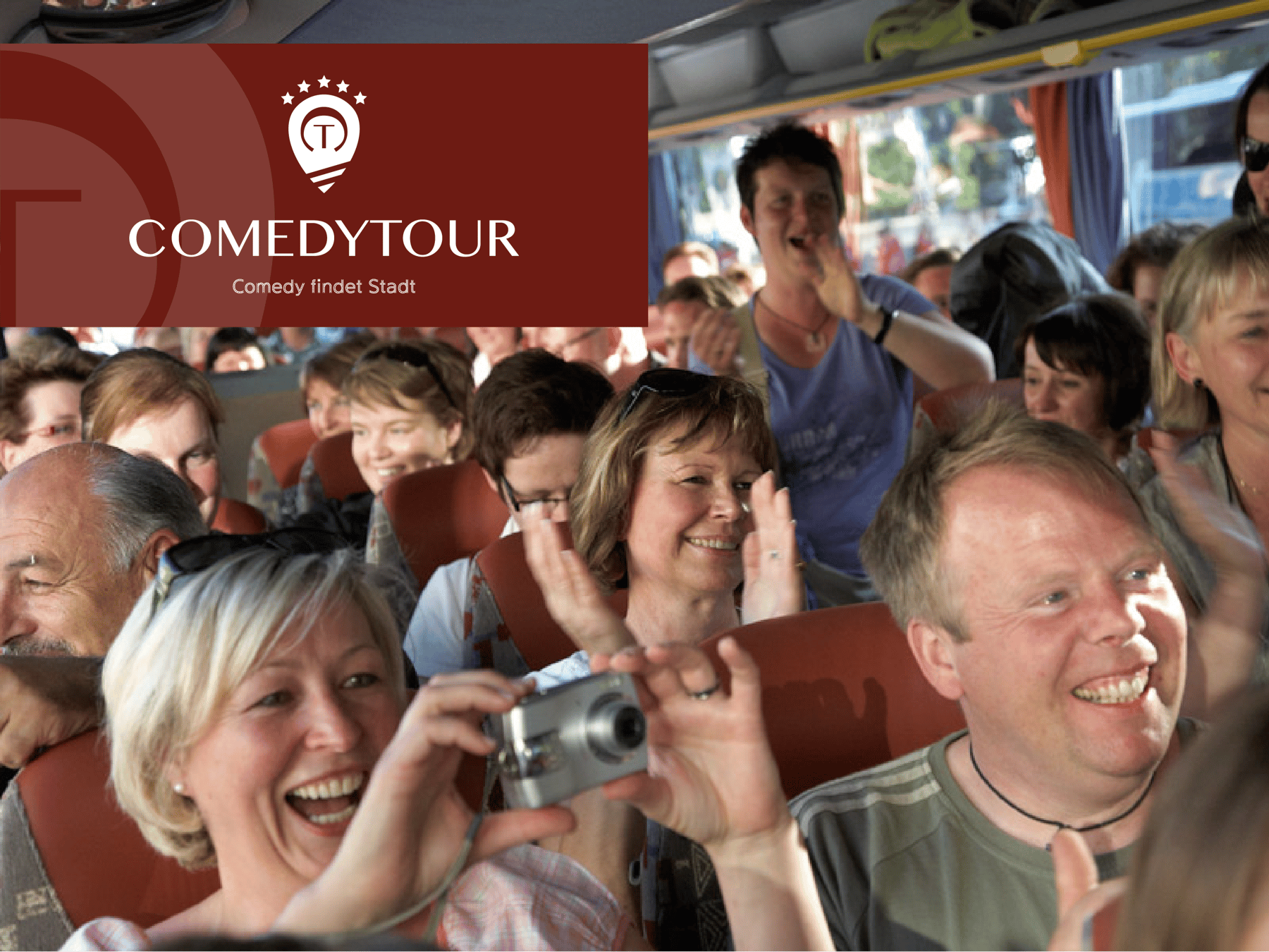 Dresden1,5-stündige Comedy-Bustour auf Deutsch