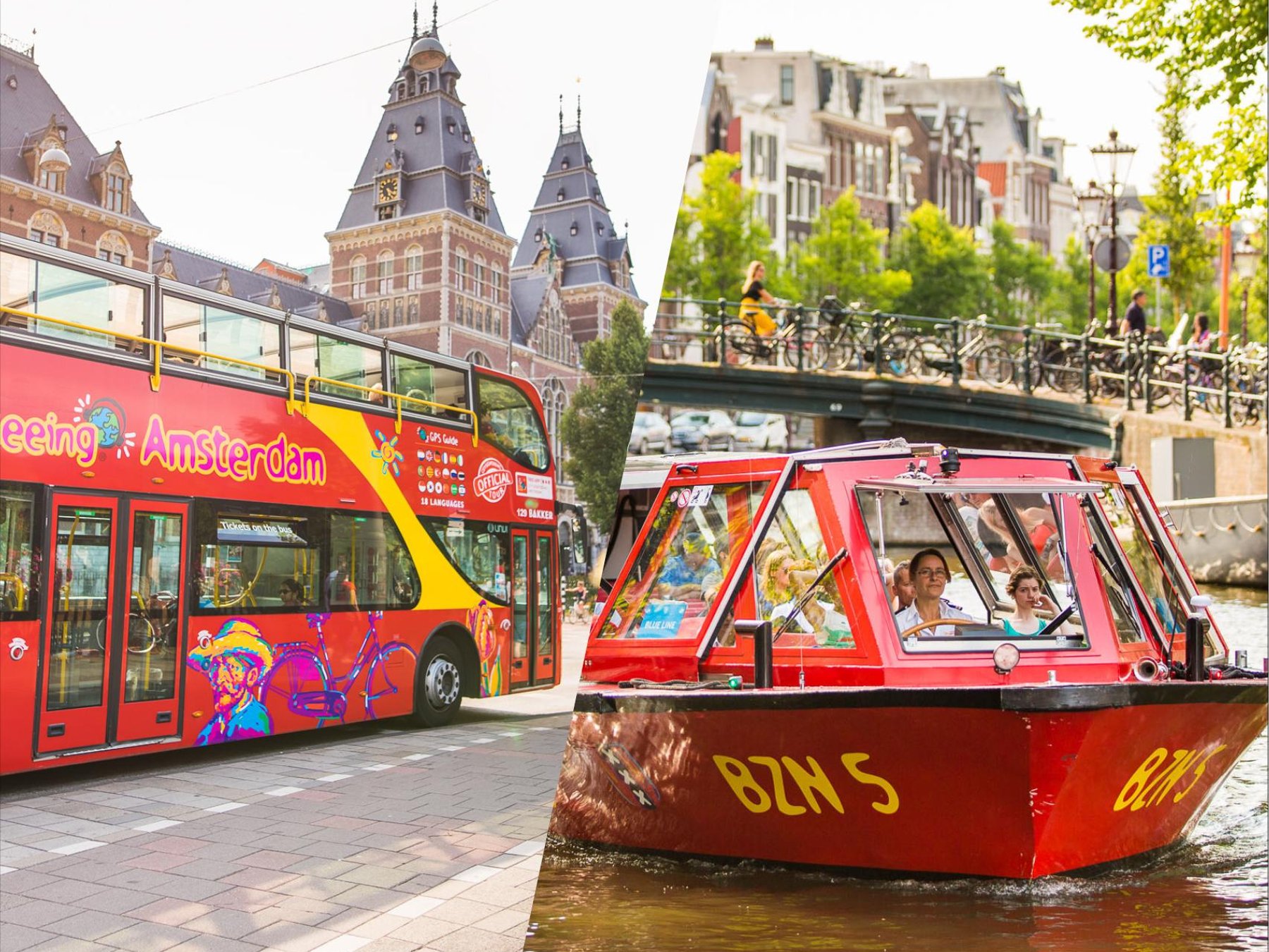 Hop-On Hop-Off Bus und Boot