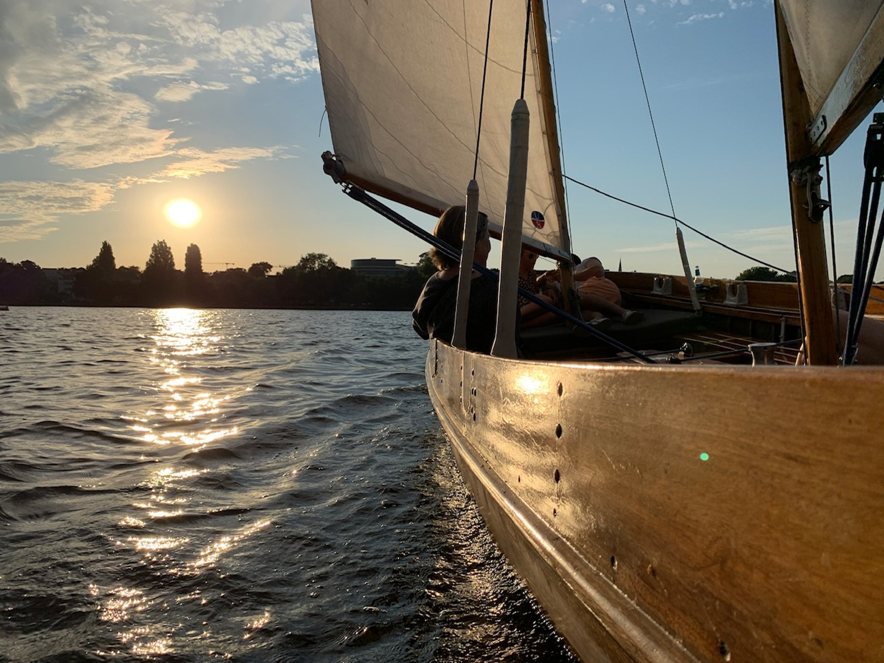 Hamburg Fahrradtour: Außenalster