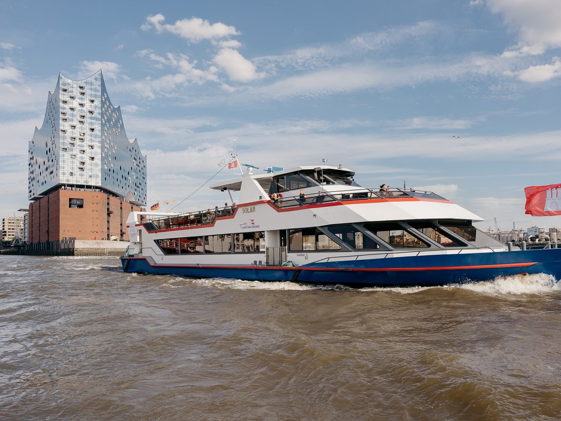 Geführte große Hafenrundfahrt mit dem Schiff
