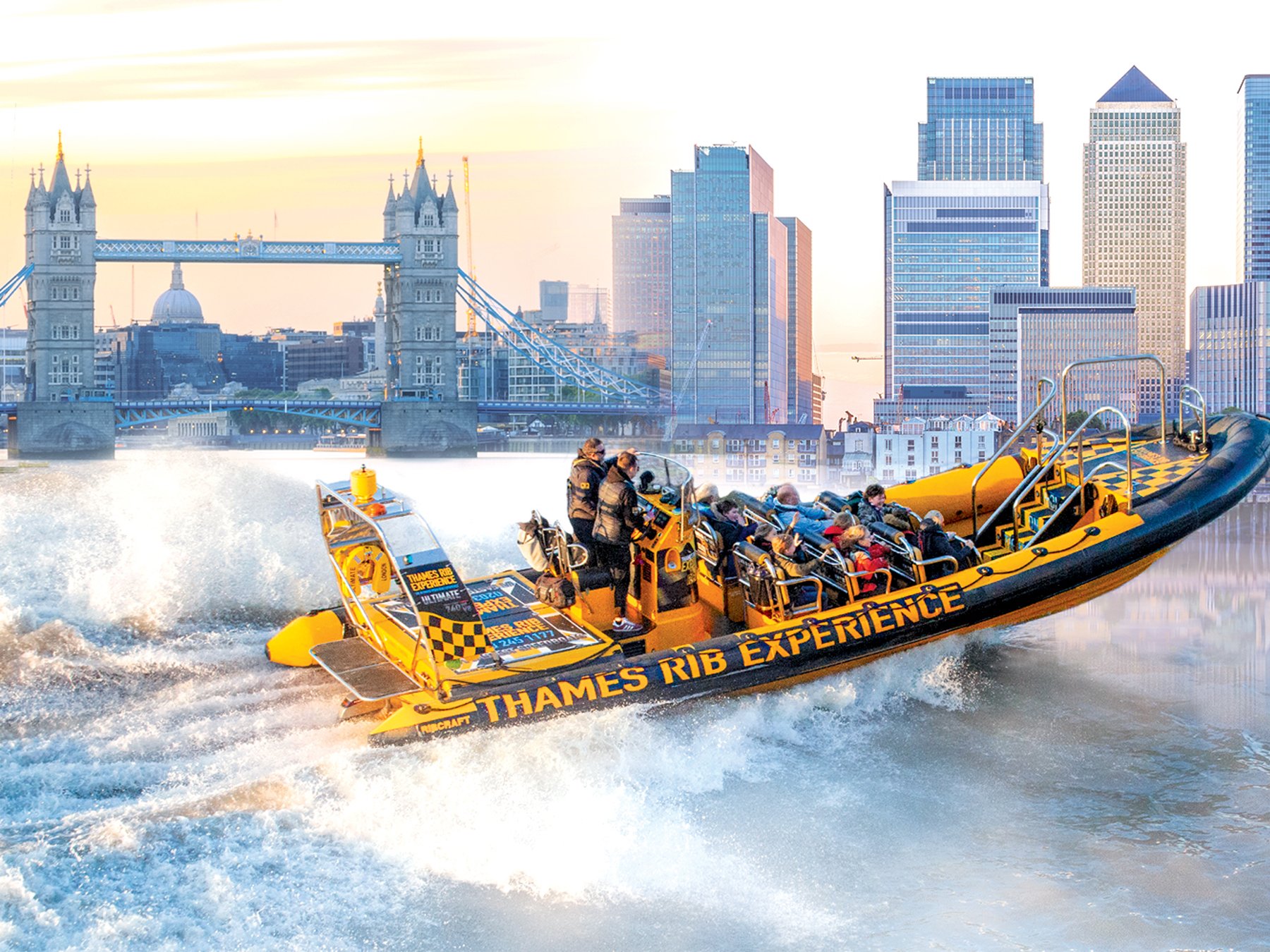 London 20-Minuten-Achterbahn-RIB-Fahrt vom Tower Pier