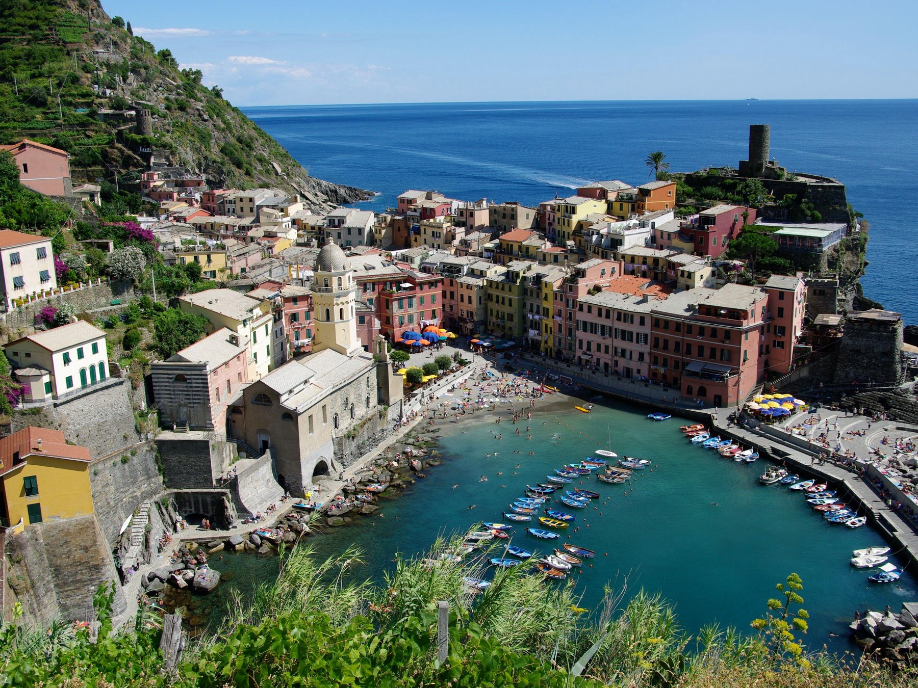Cinque Terre Tagesausflug mit optionaler Wanderung oder Pisa
