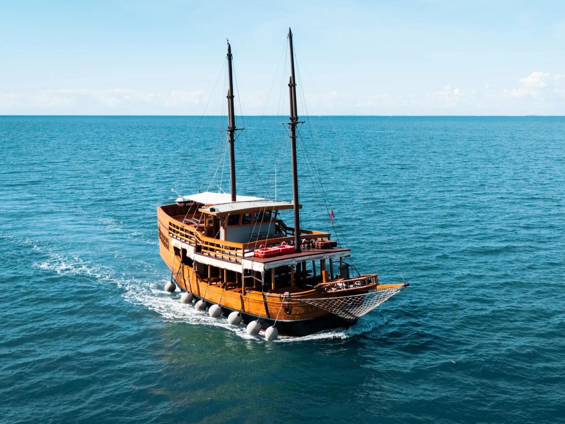 PortorožIzola Fahrt auf Sloweniens ältestem Holzboot