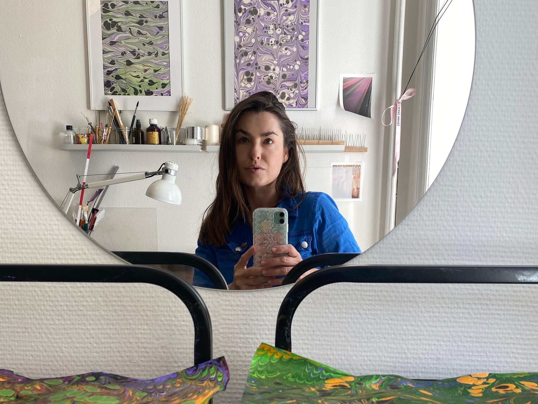 KOPENHAGEN · 2 STUNDENWorkshop für Papier-Marmorierung in kleiner Gruppe mit GodaOhne Anstehen