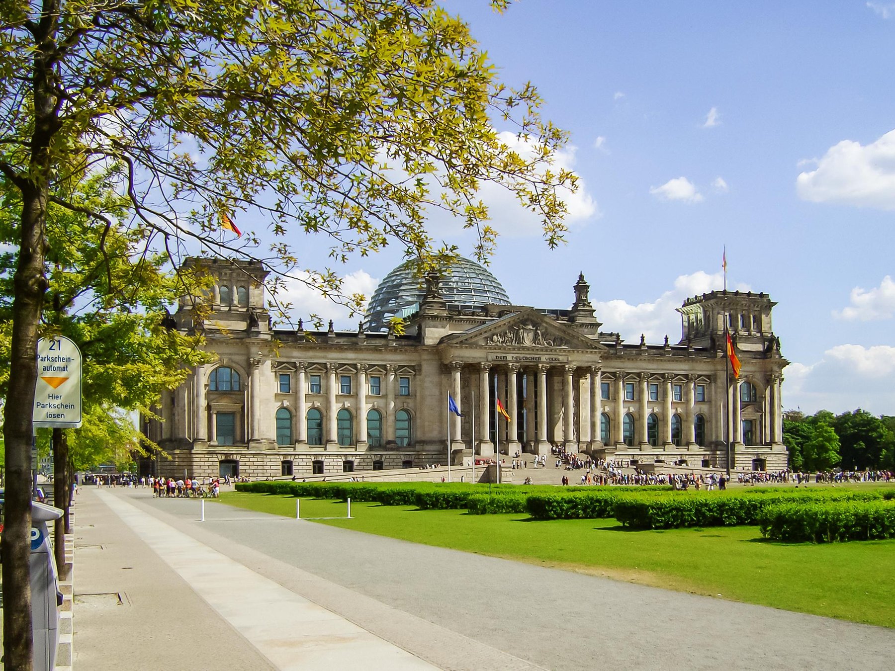 Reichstag, Plenarsaal, Kuppel & Regierungsviertel-Tour