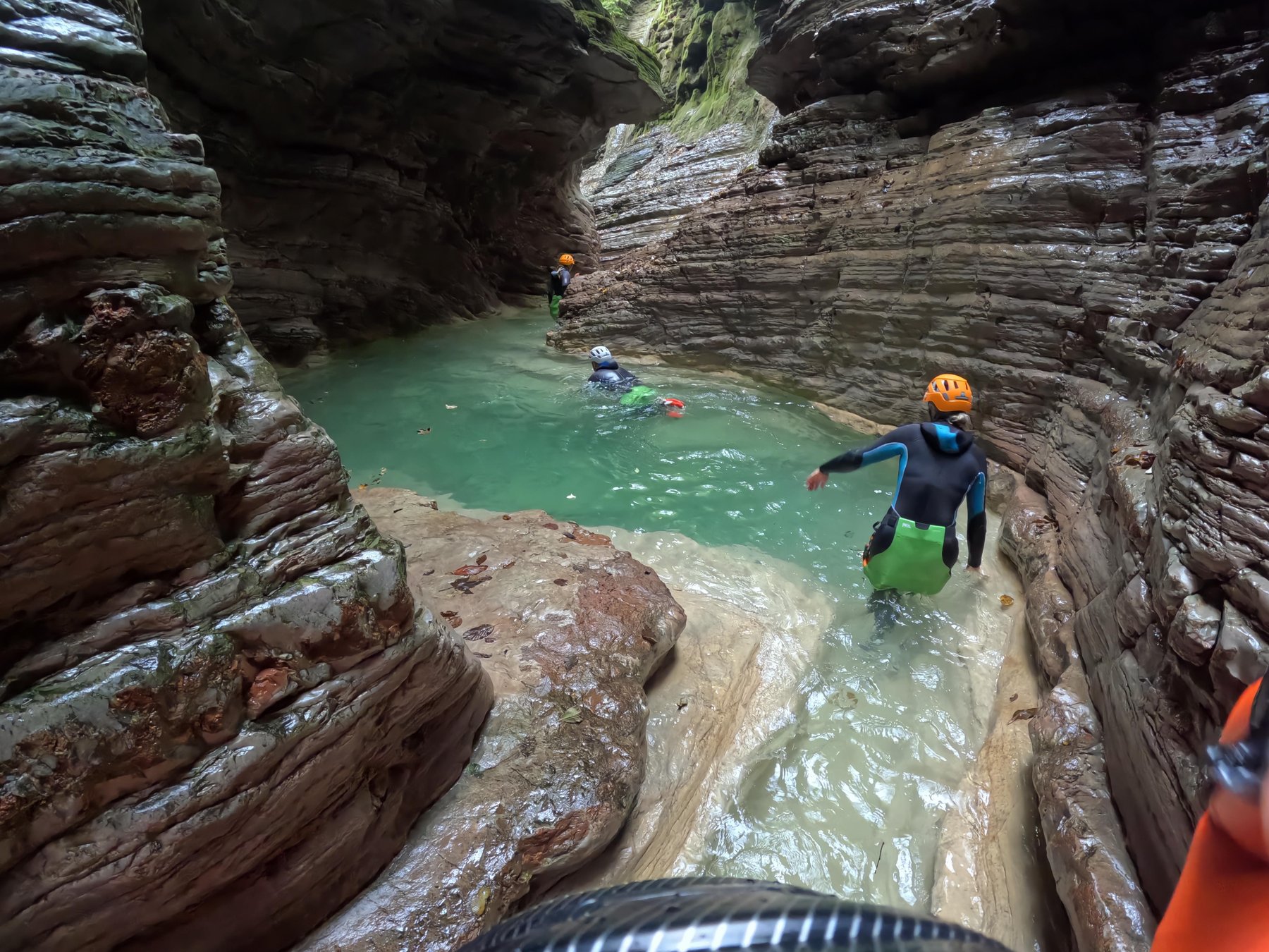 Dolomiten Geo-Canyoning Erlebnis in den Dolomiten, in die Erde (Val Maor)