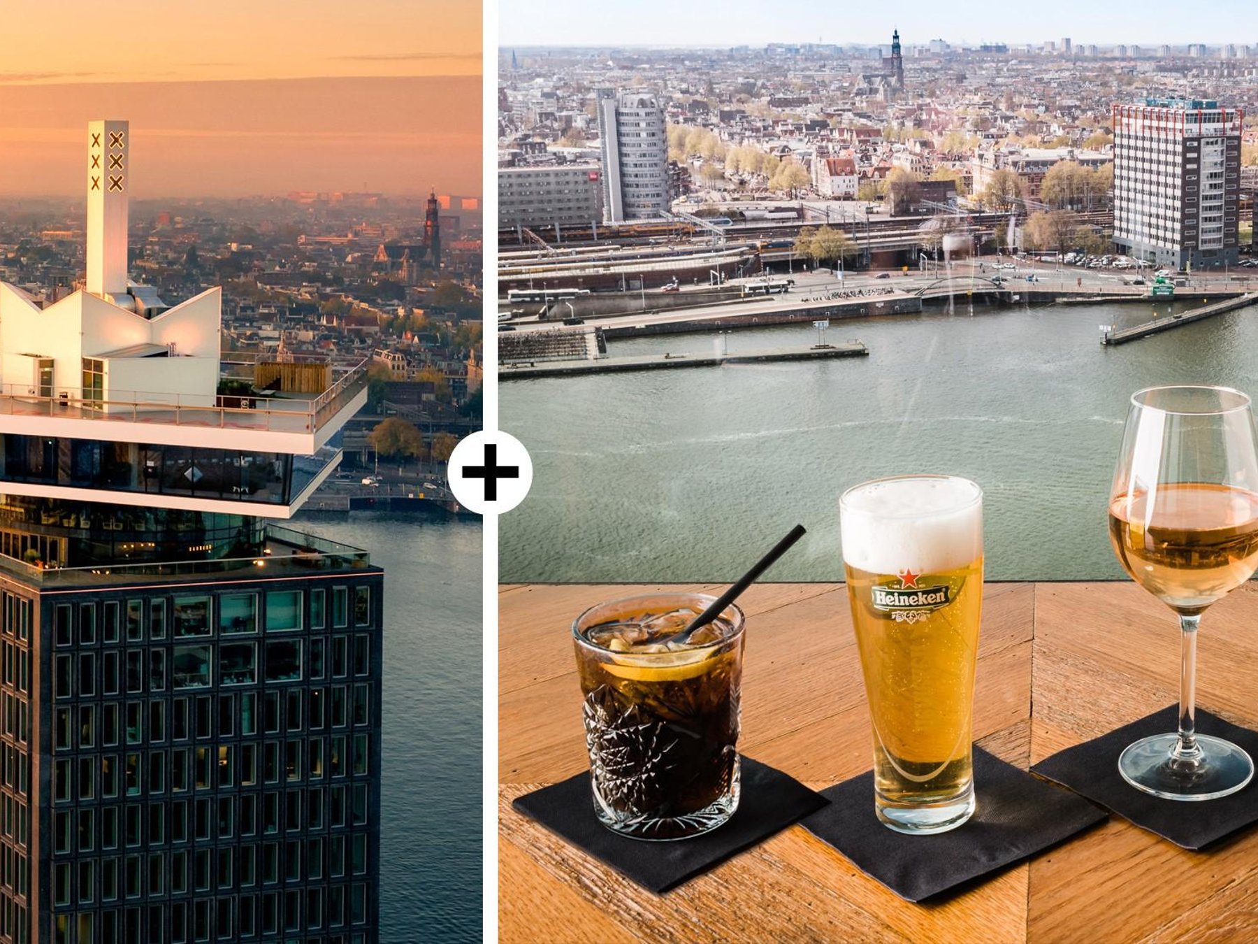 A'DAM Lookout: Eintrittskarte + 1 Getränk