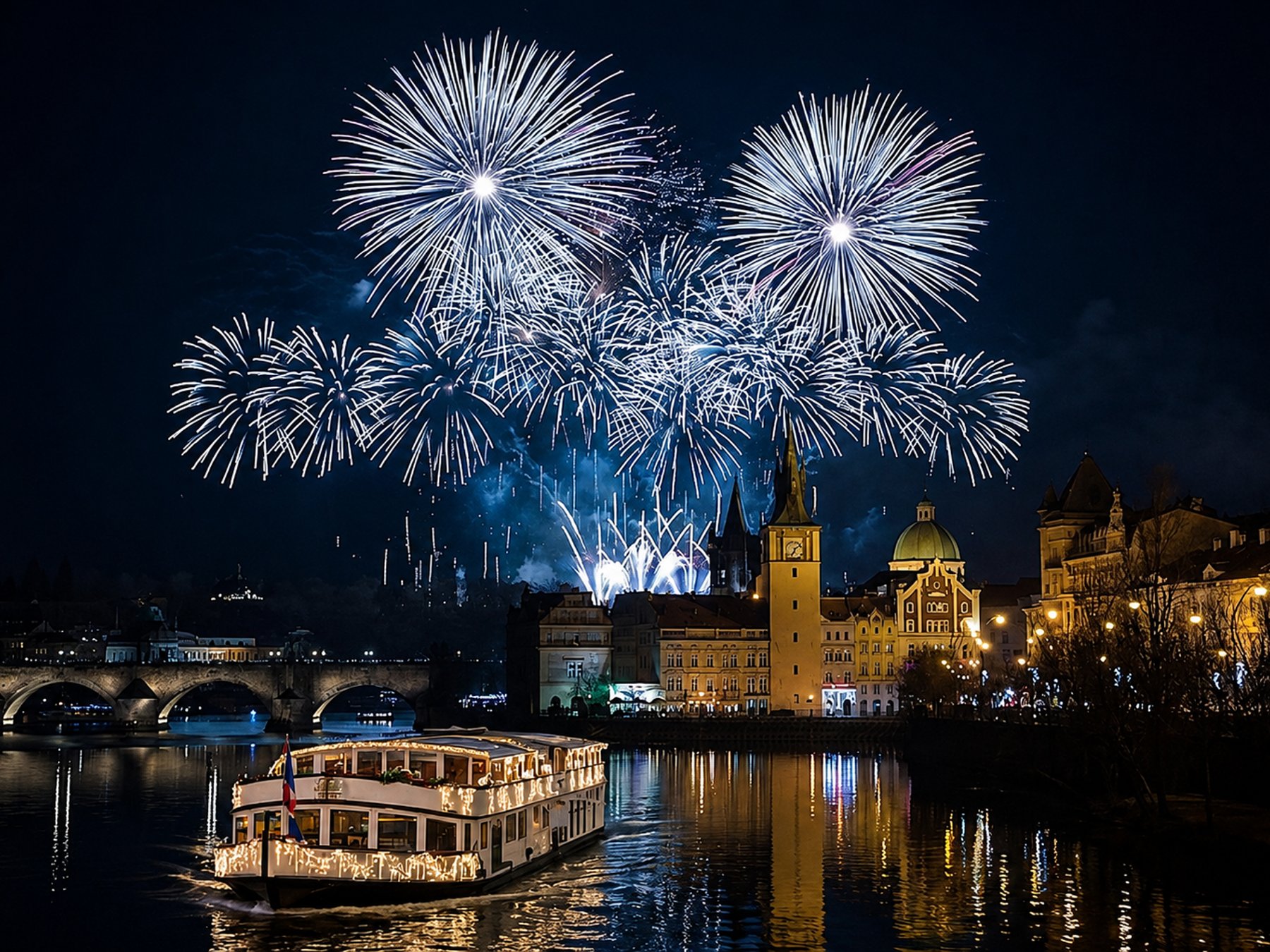 Prag Silvester-Bootsfeier mit After-Party