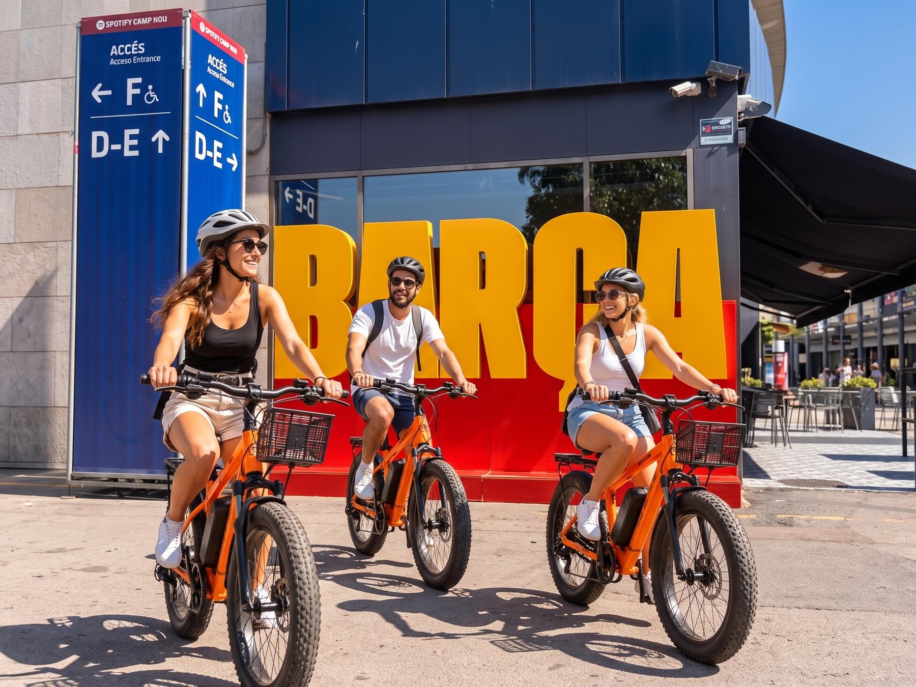 Barcelona: Geführte E-Bike-Tour zu den Höhepunkten der Stadt und zum Camp Nou