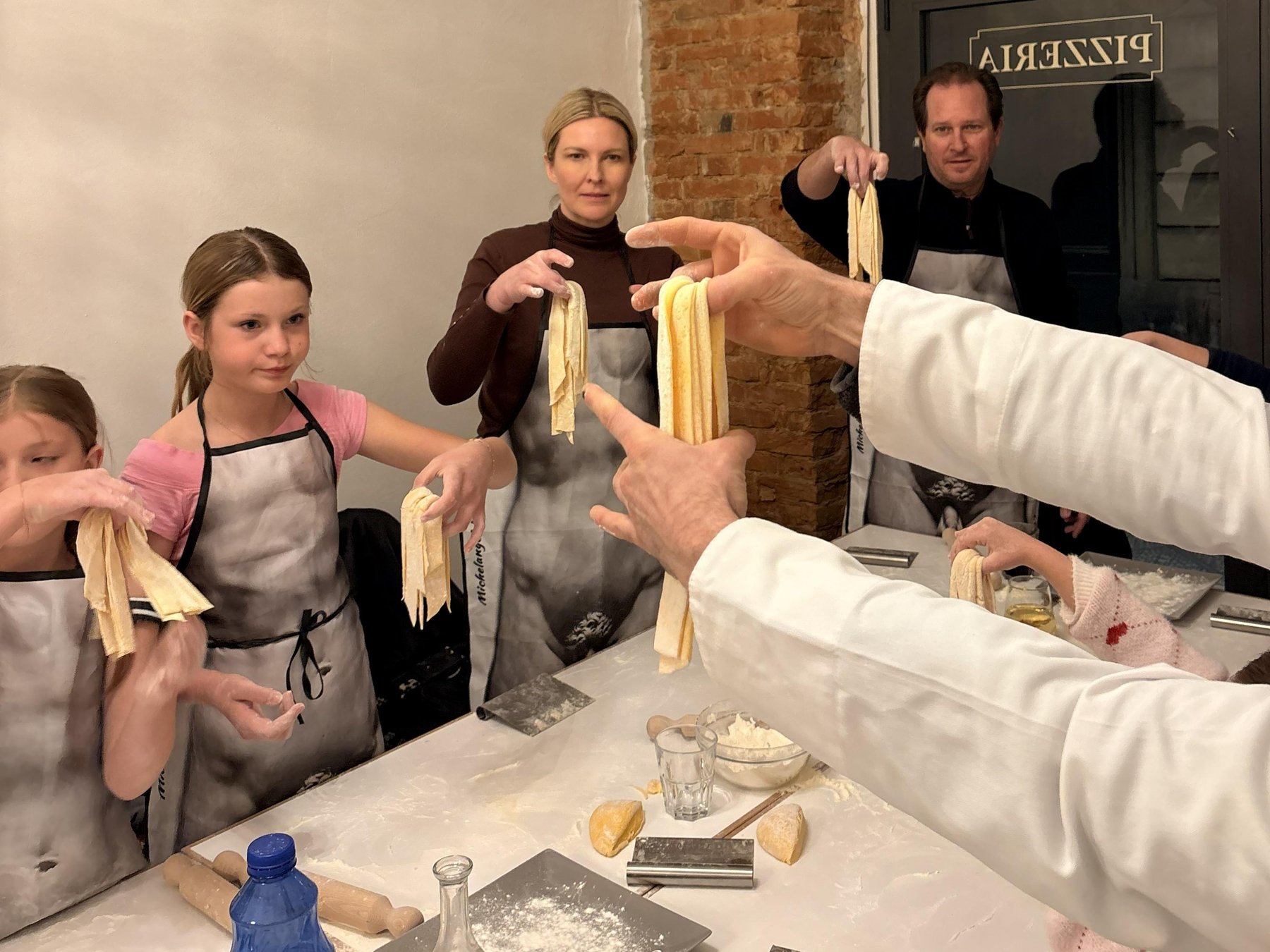 Familien-Kochkurs mit Wein und Getränken