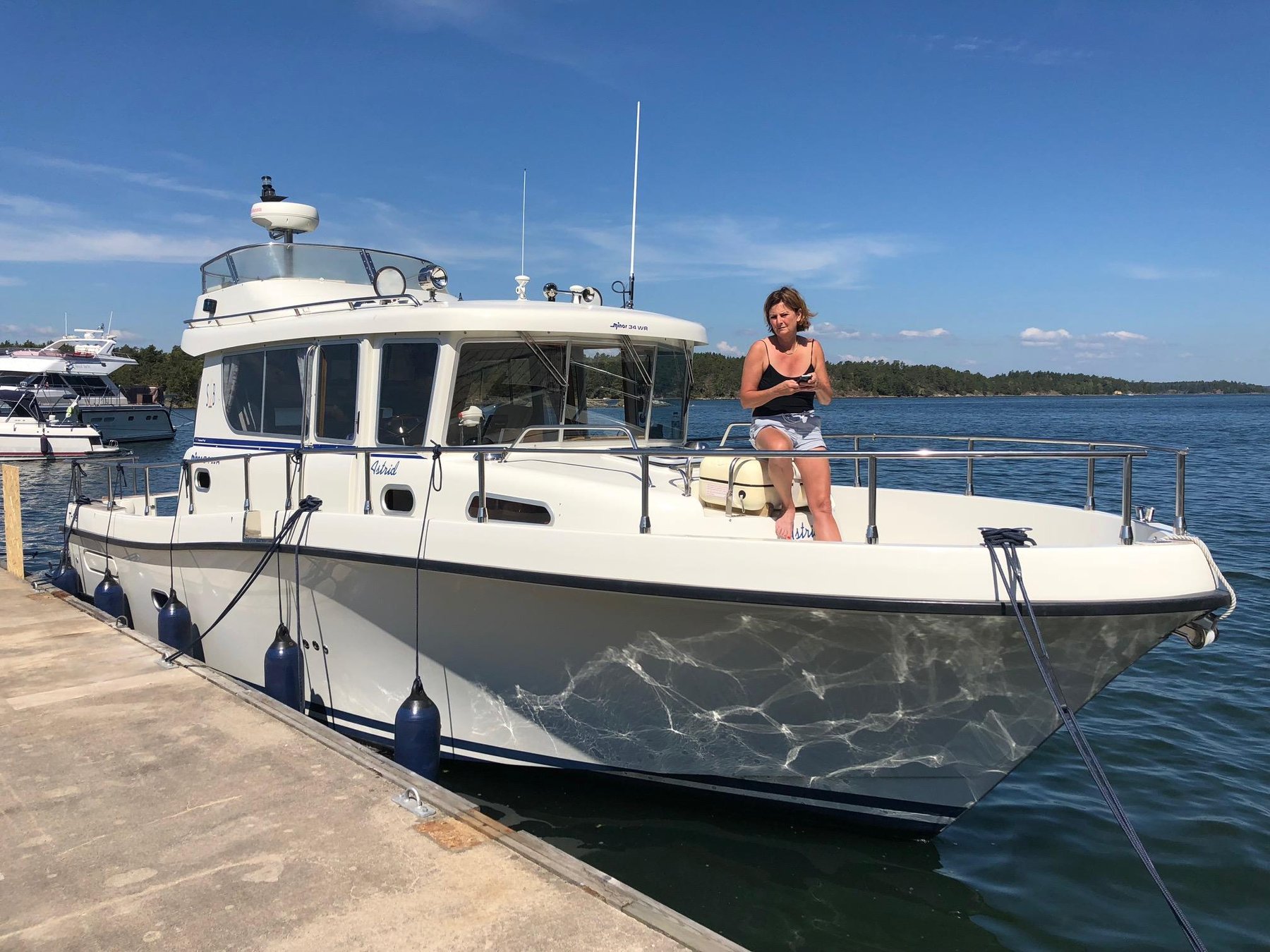 Stockholm 2-stündige private Bootstour mit Kapitän