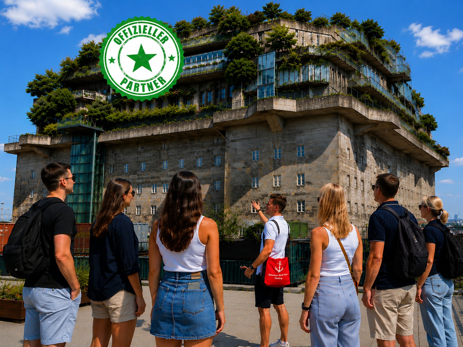 Grüner Bunker Führung in St. Pauli ‒ Das Original