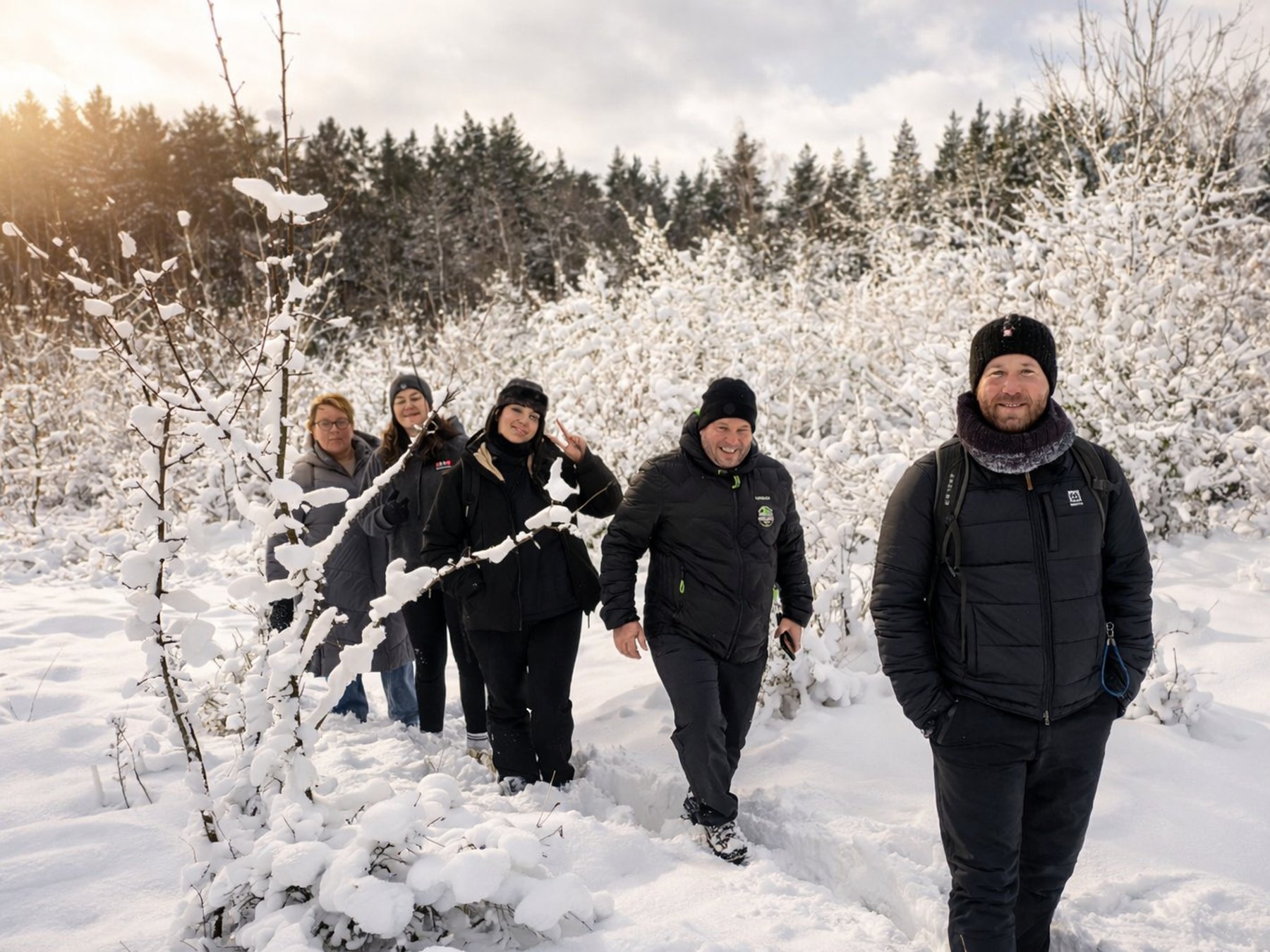 Stockholm: Wanderung, Wald-Mittagessen und Kaltwasser-Floating