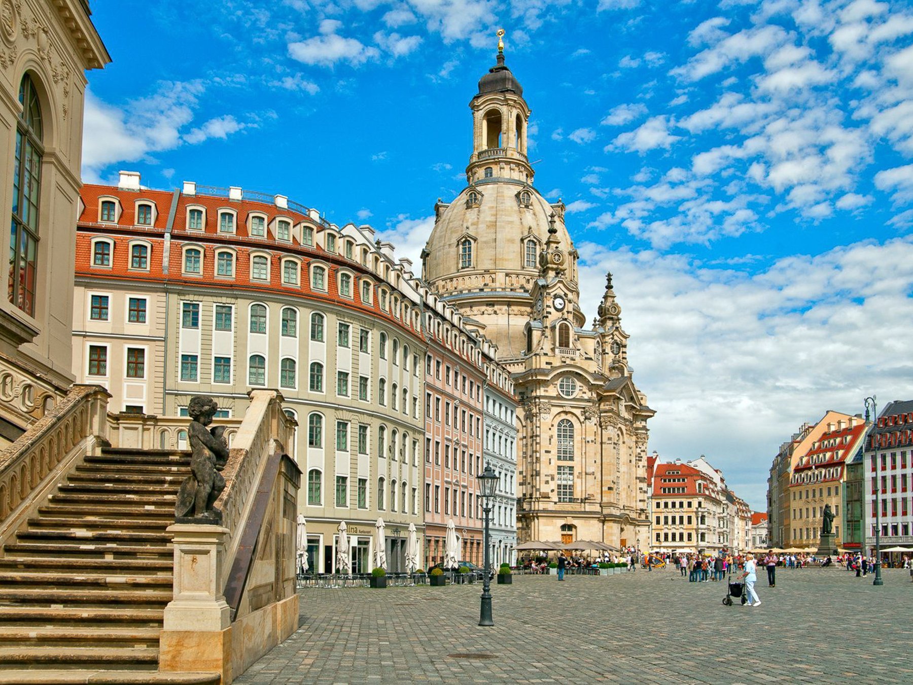 Rundgang durch Dresden mit Frauenkirche