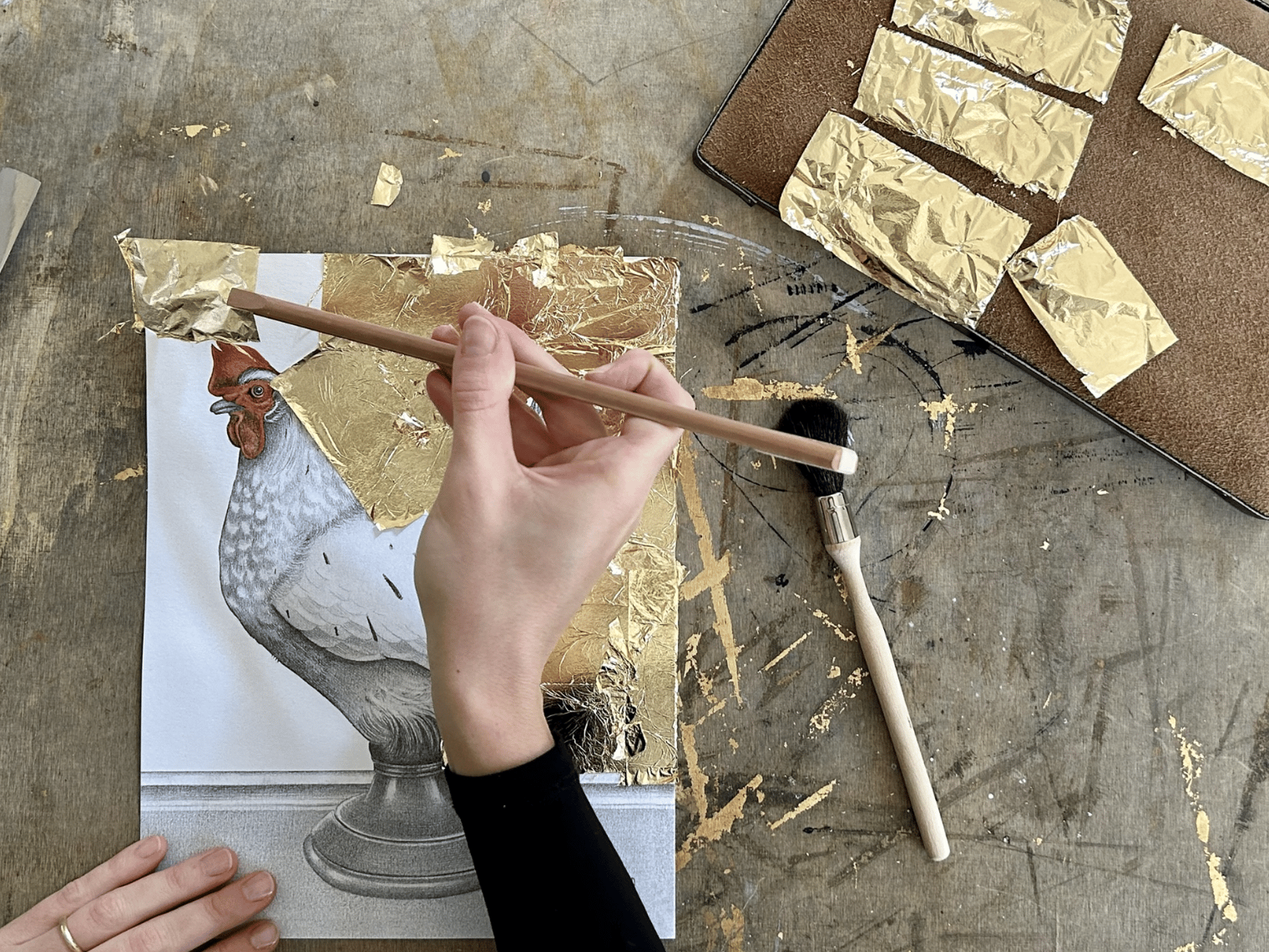 In Venedig: Grundkurs Blattvergoldung in einem authentischen Handwerker-Atelier