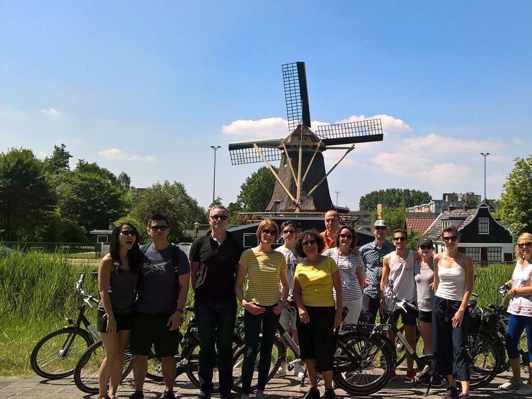 Fahrradtour durch die Landschaft
