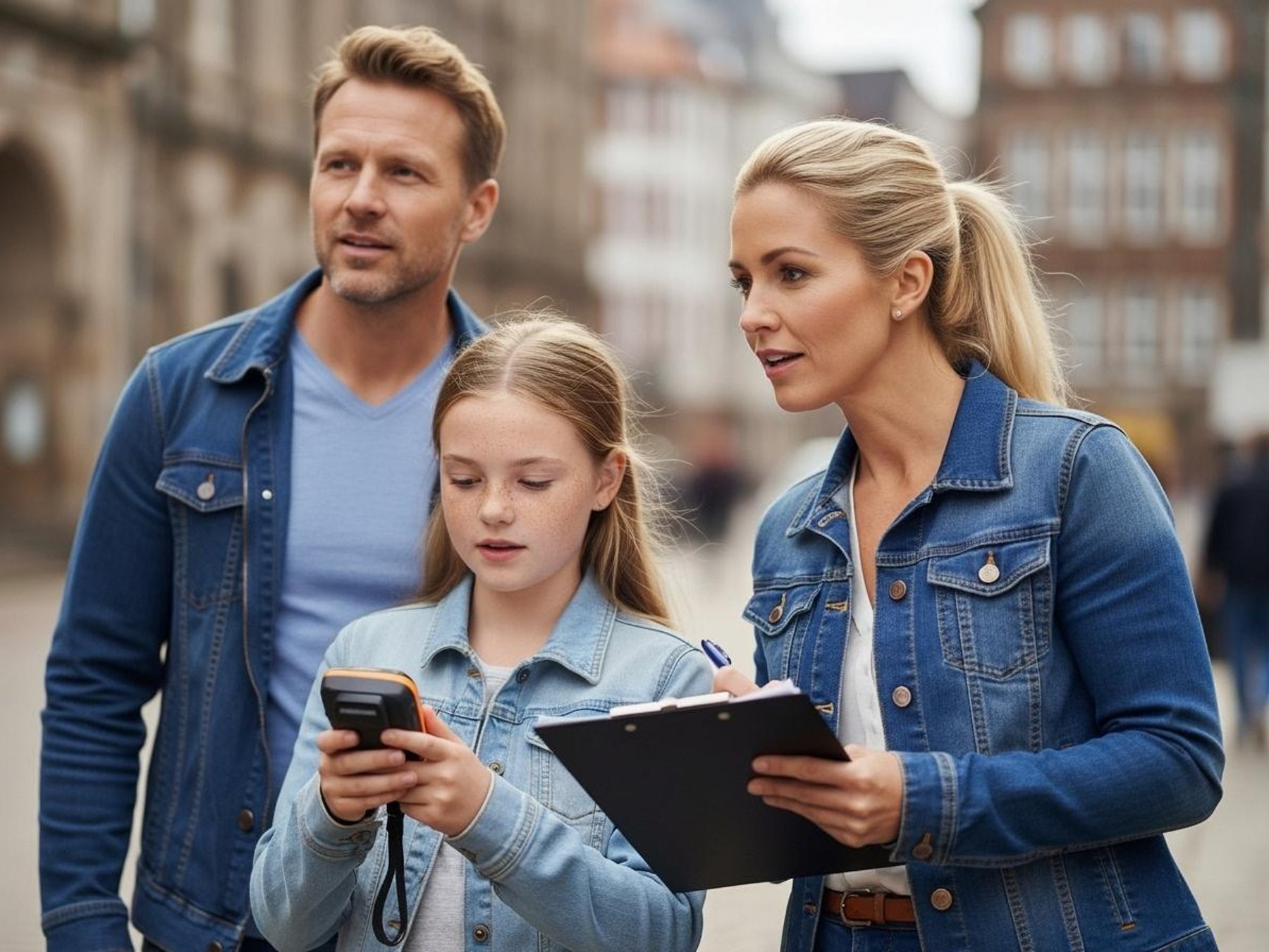 V Hamburgu GPS rodinná honba za pokladem ve městě & Speicherstadt s živým řízením hry