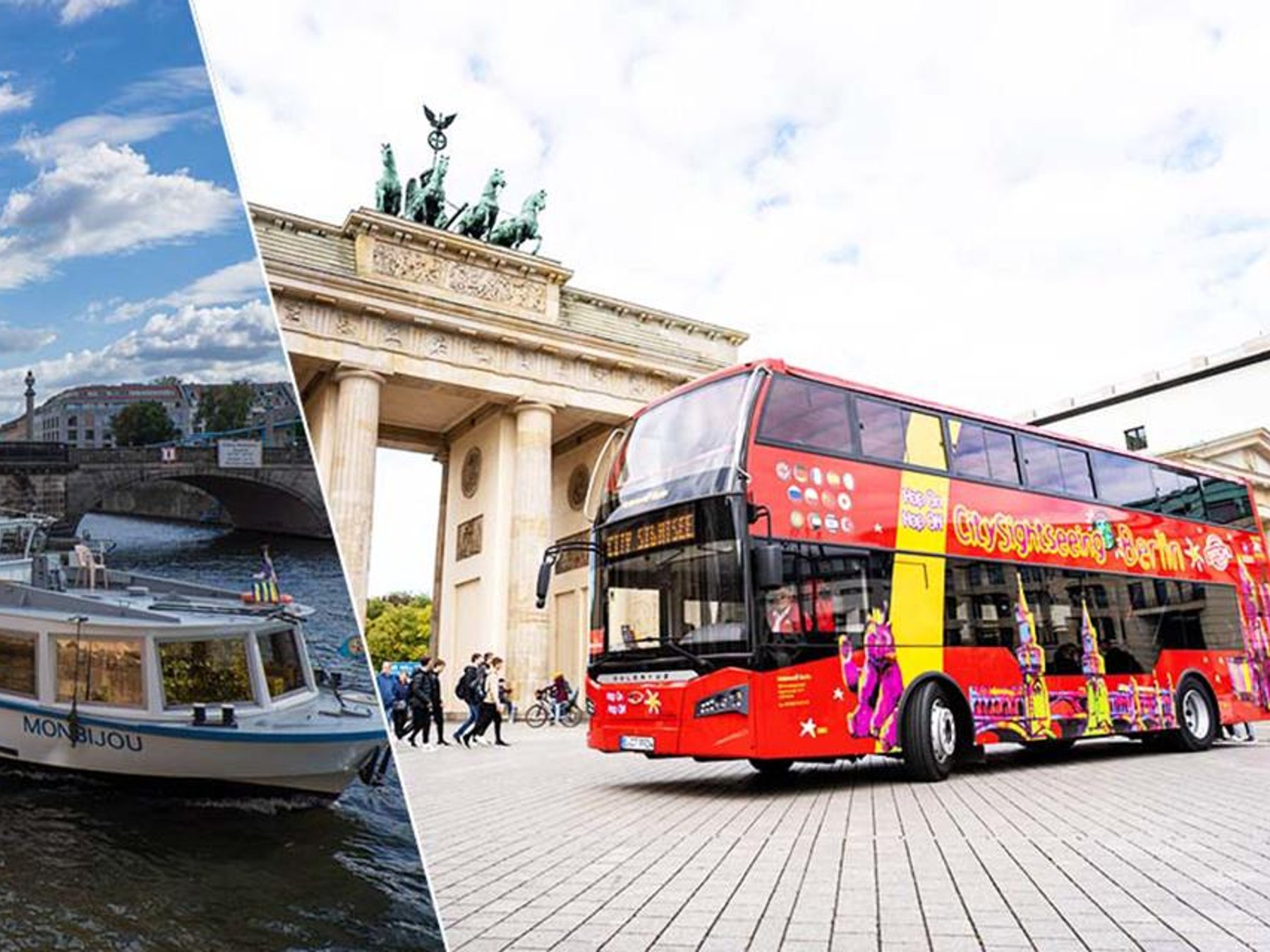 Berlin: Hop-On/Hop-Off-Bus mit optionaler Bootsfahrt