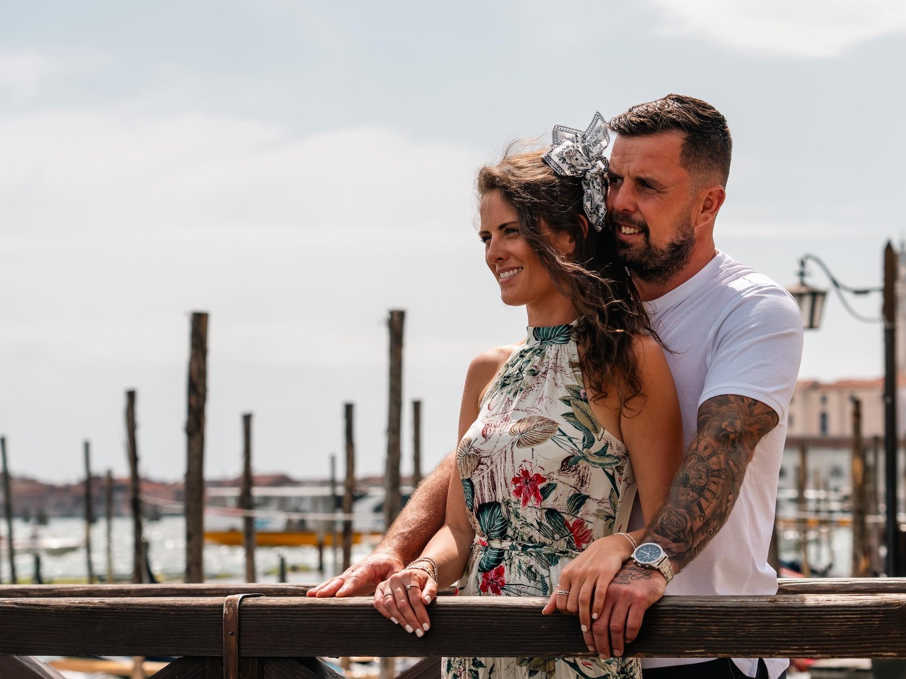 Venedig: Fotoshooting am Markusplatz und den Kanälen 30 Minuten