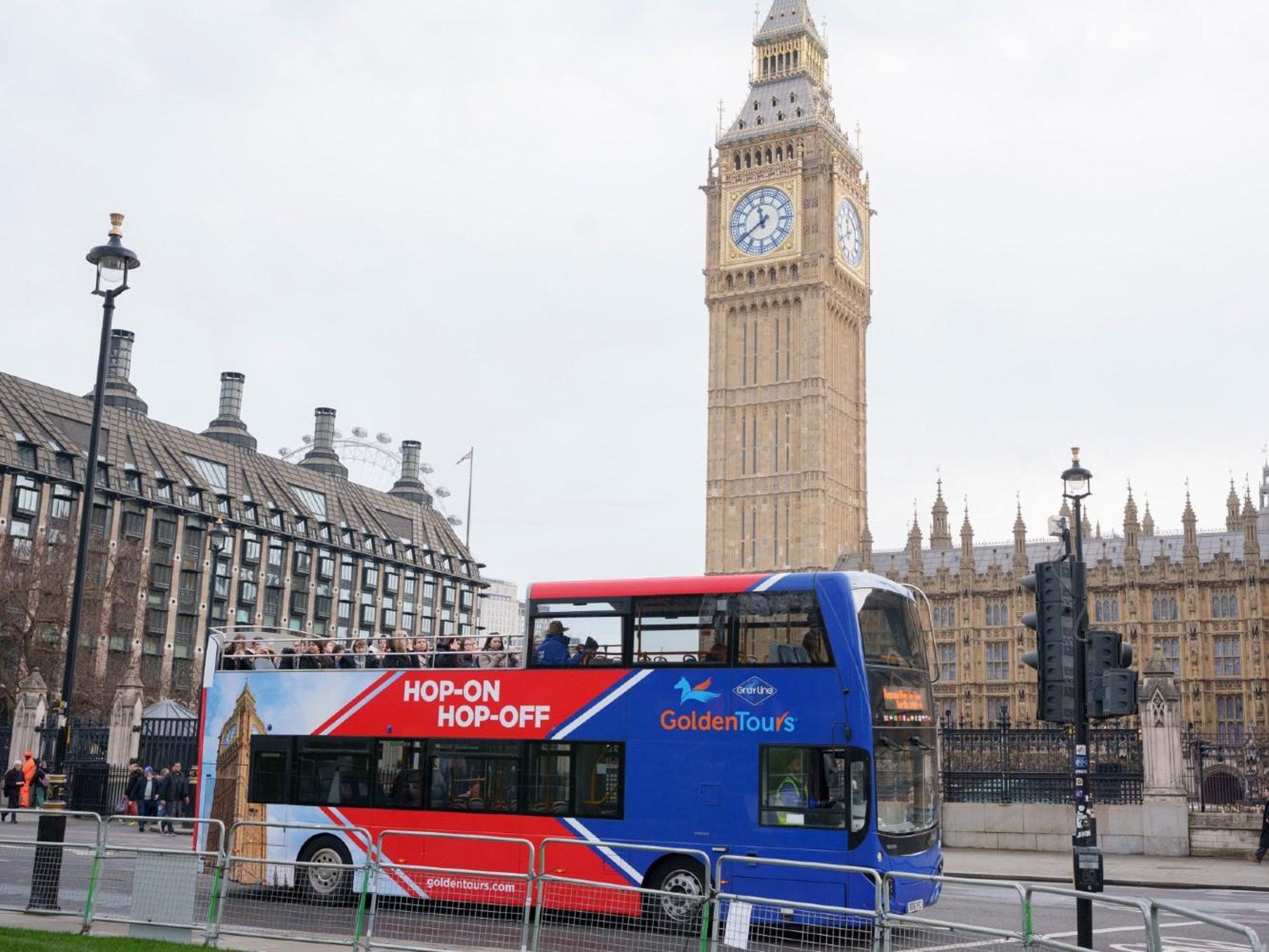 London: Panorama-Tour im Open-Top-BusDeutsch