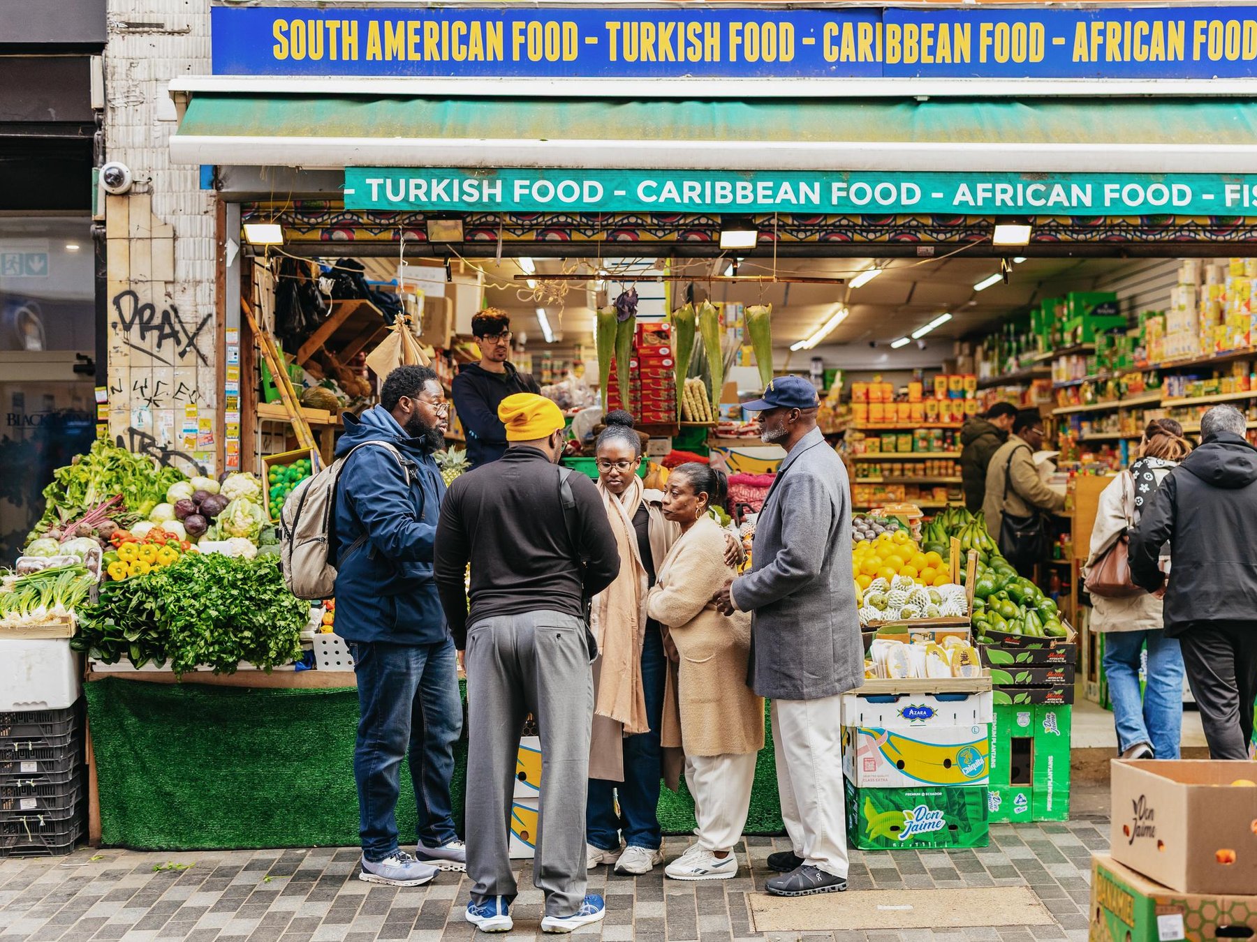 In London Obis Afrikanische & Karibische Essens-Tour in Brixton