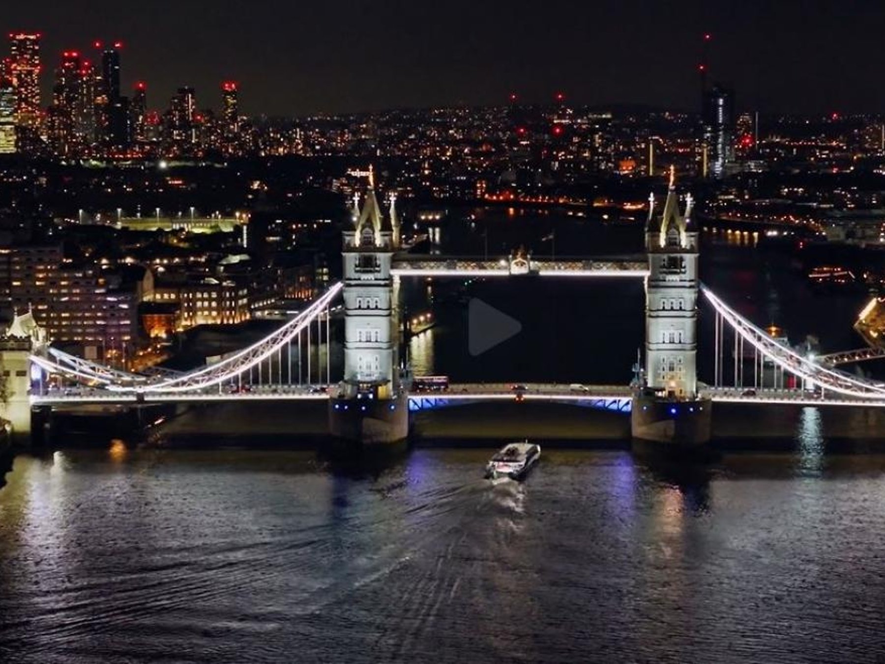 London bei Nacht: Offizielle Bootstour zum Illuminated River