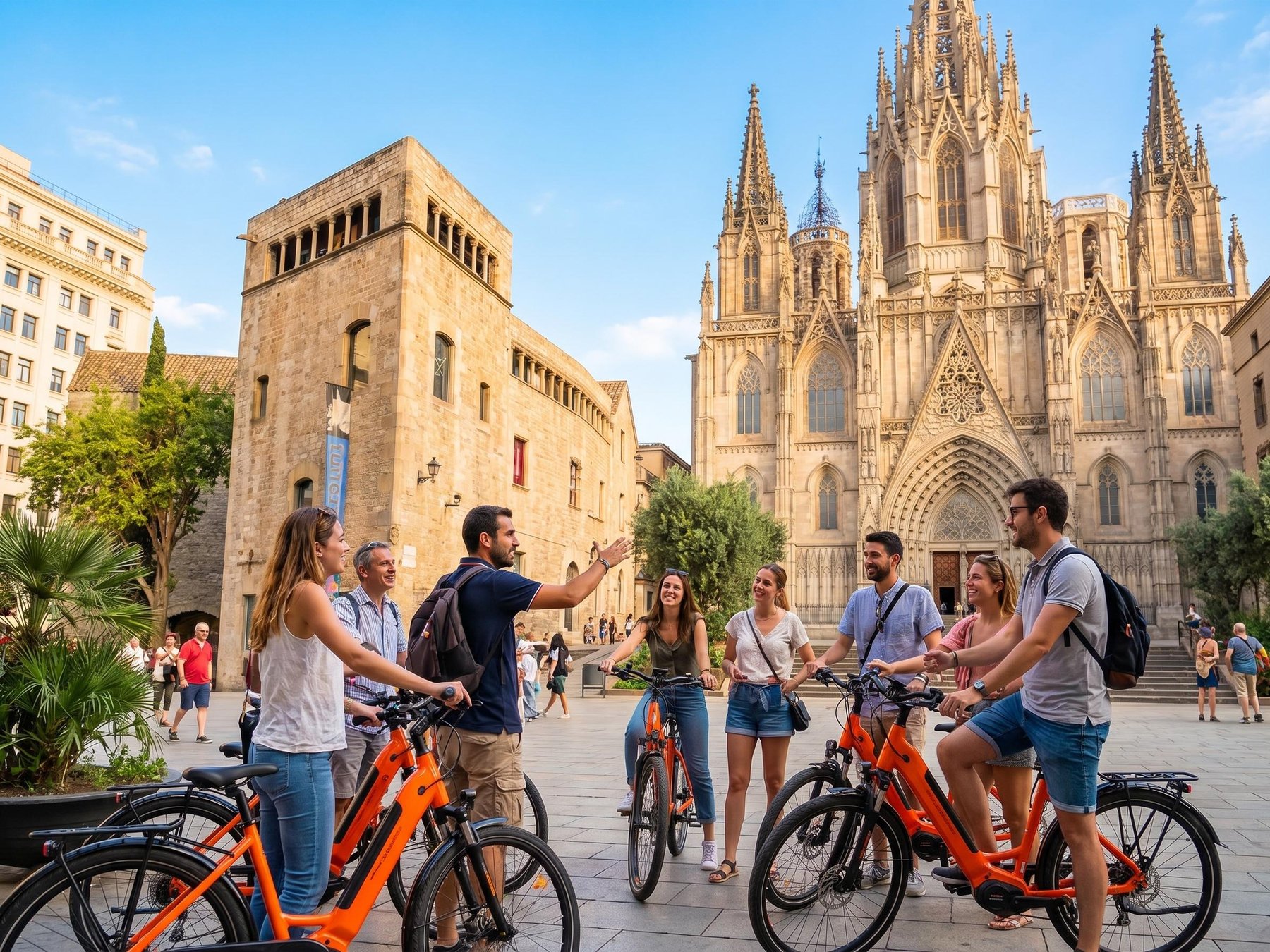Barcelona: 2,5-stündige historische Tour mit dem Fahrrad oder E-BikeDeutsch