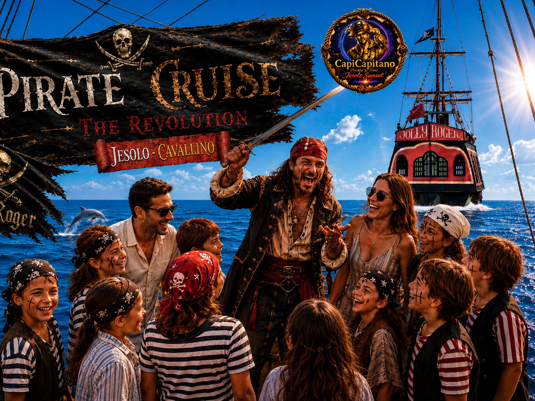 JesoloJesolo - Cavallino Treporti: Piratenfahrt auf See