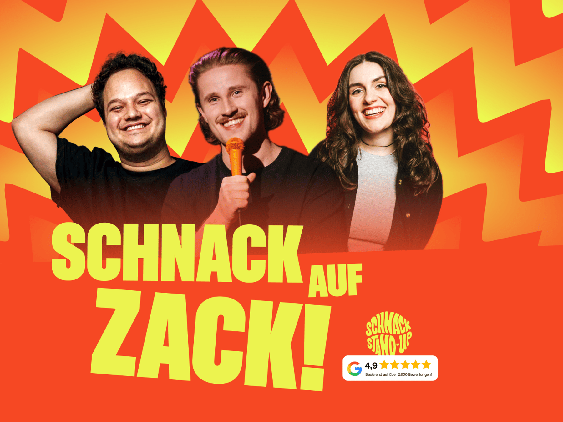 In Hamburg Schnack auf ZACK - Stand-Up & Impro im Hamburgs Nr. 1 Comedy Club