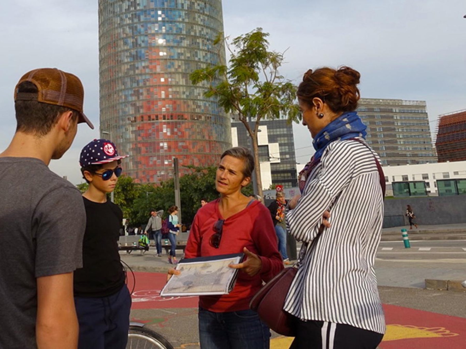 Private Familien-Fahrradtour