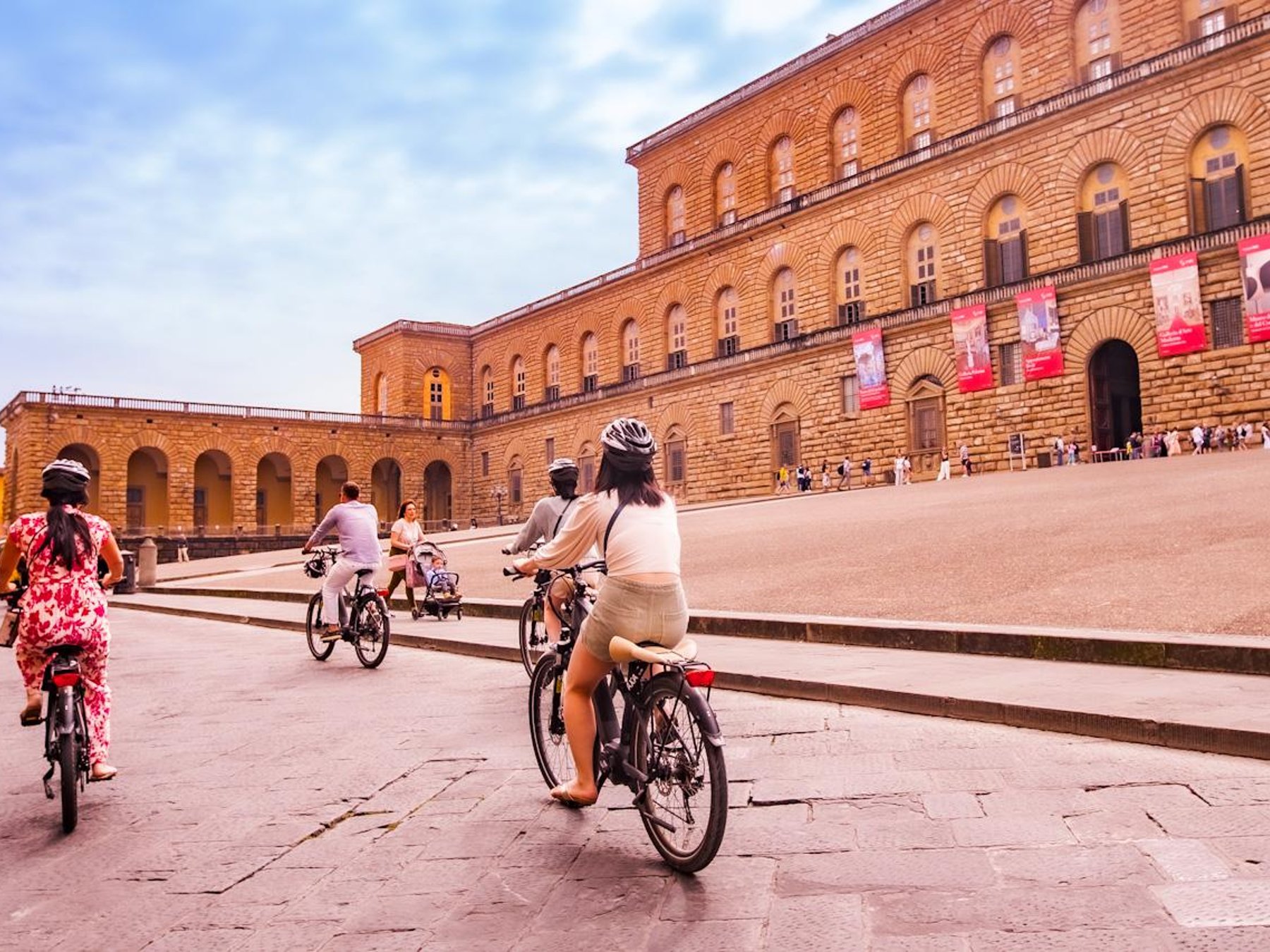 Florenz:E-Bike Stadtführung mit Halt am Piazzale Michelangelo