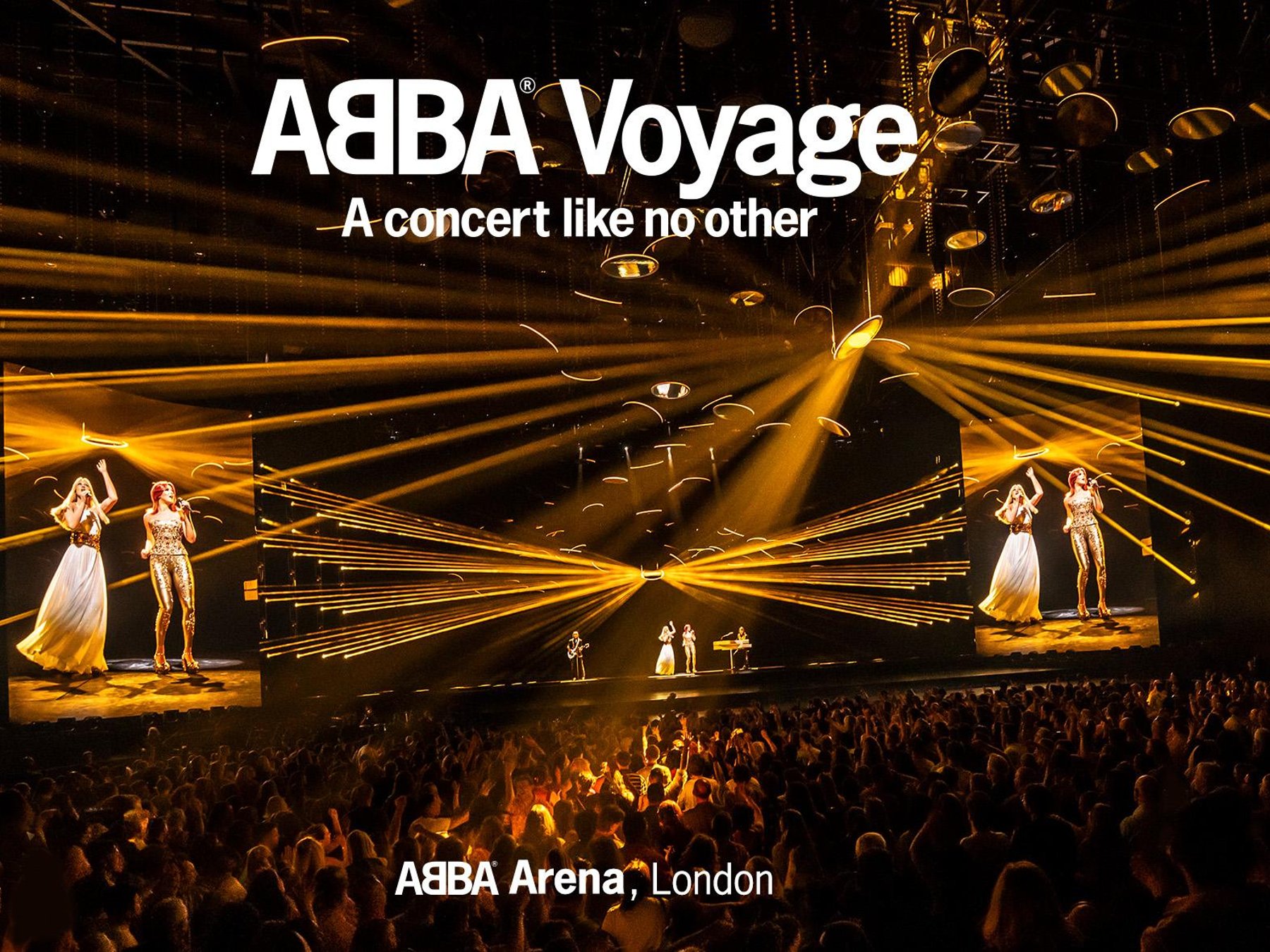 ABBA Voyage Konzert + Transfer von London