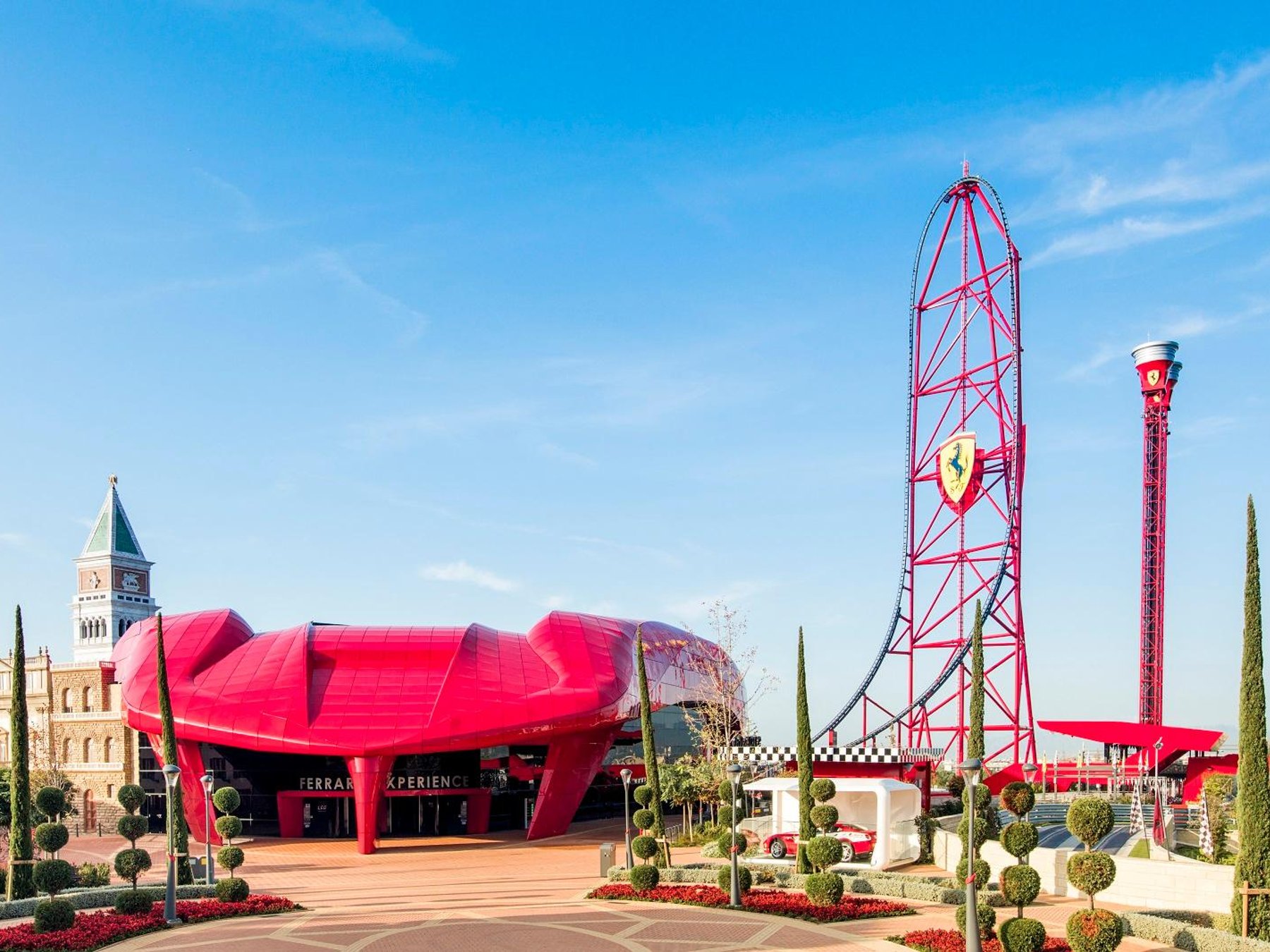 PortAventura and Ferrari Land: Full-Day Trip from Barcelona