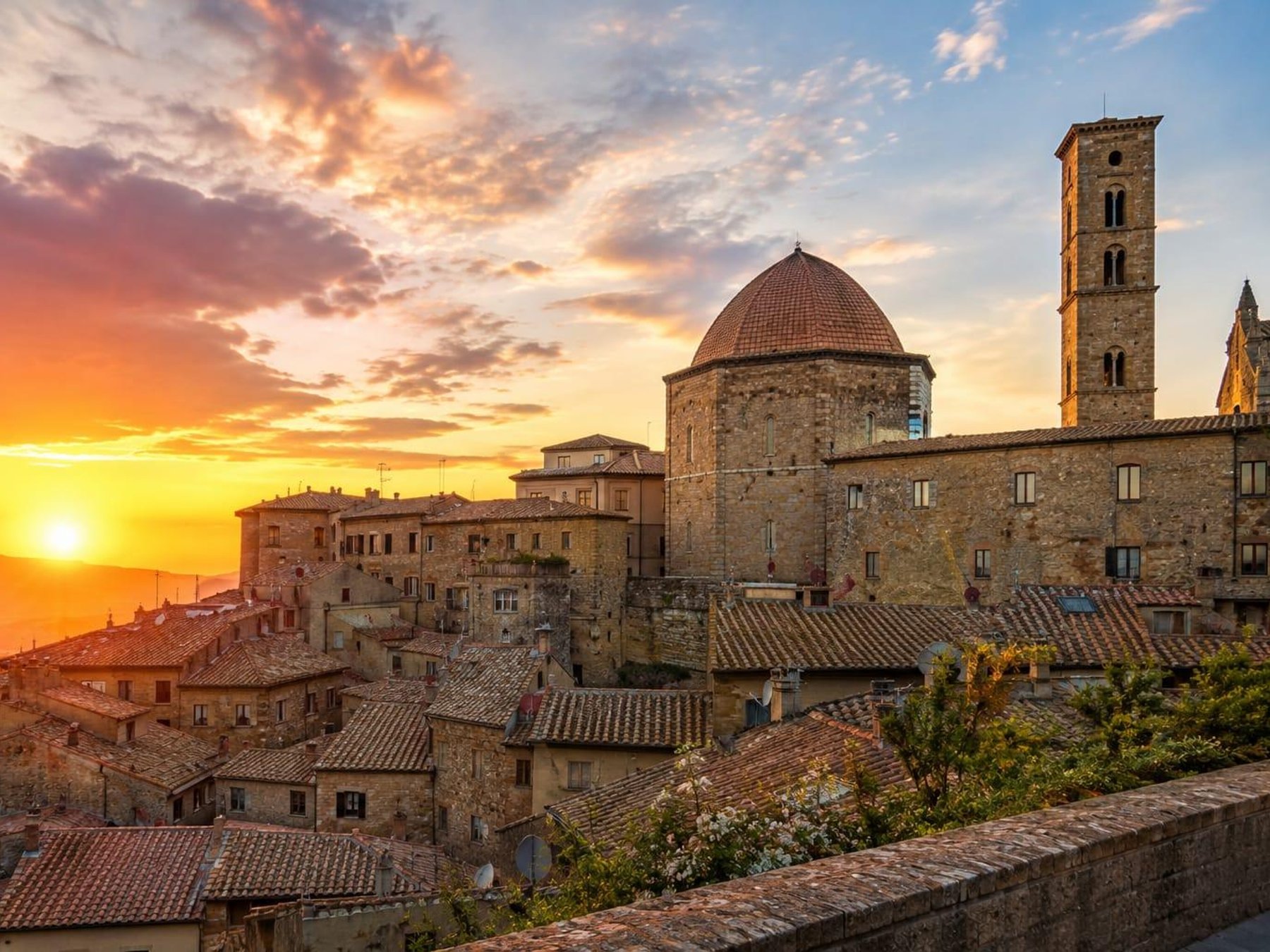 Toskana zwischen Volterra und San Gimignano mit Weinprobe
