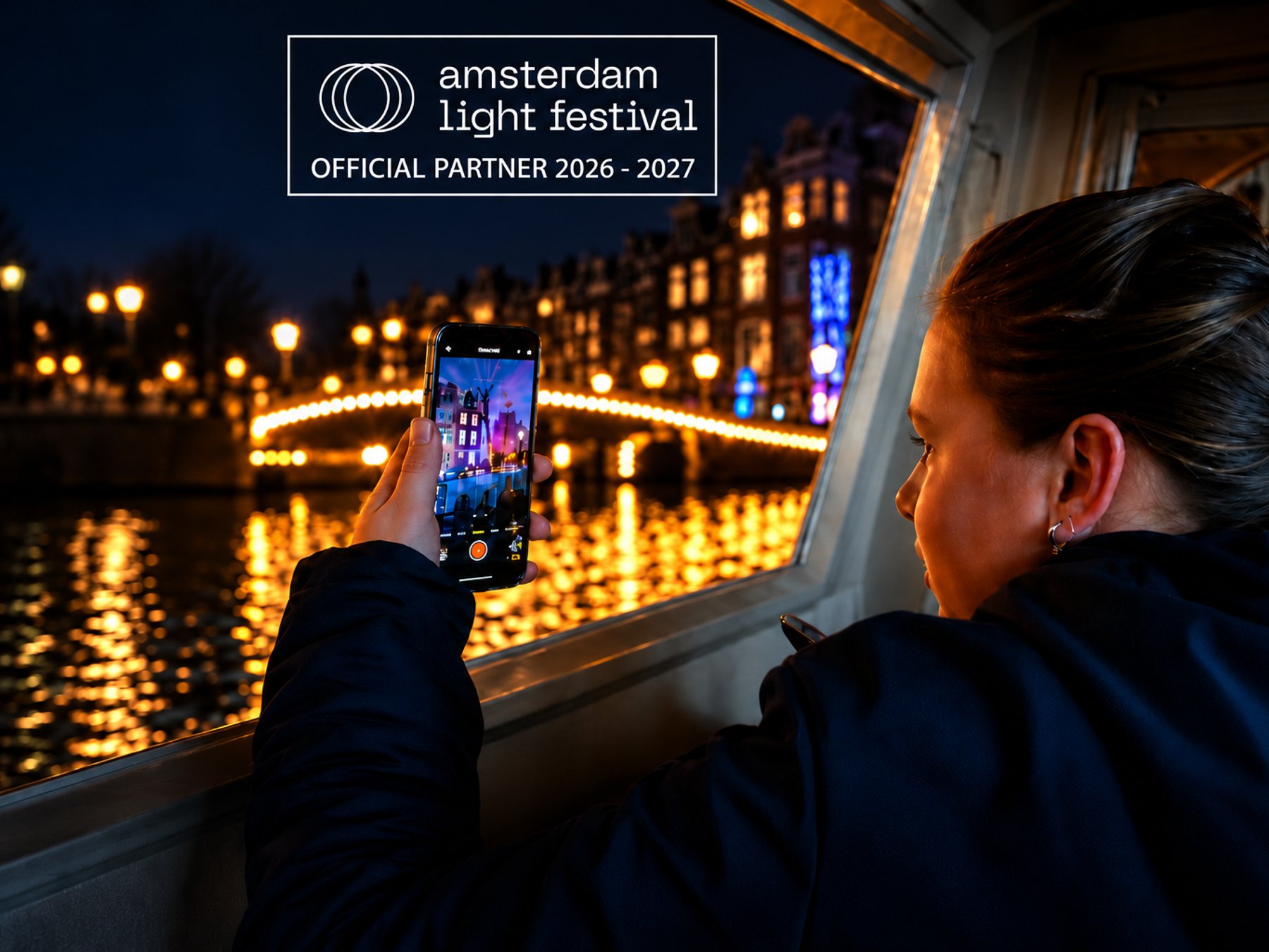 Amsterdam: Abendliche Bootsfahrt auf offenem Boot