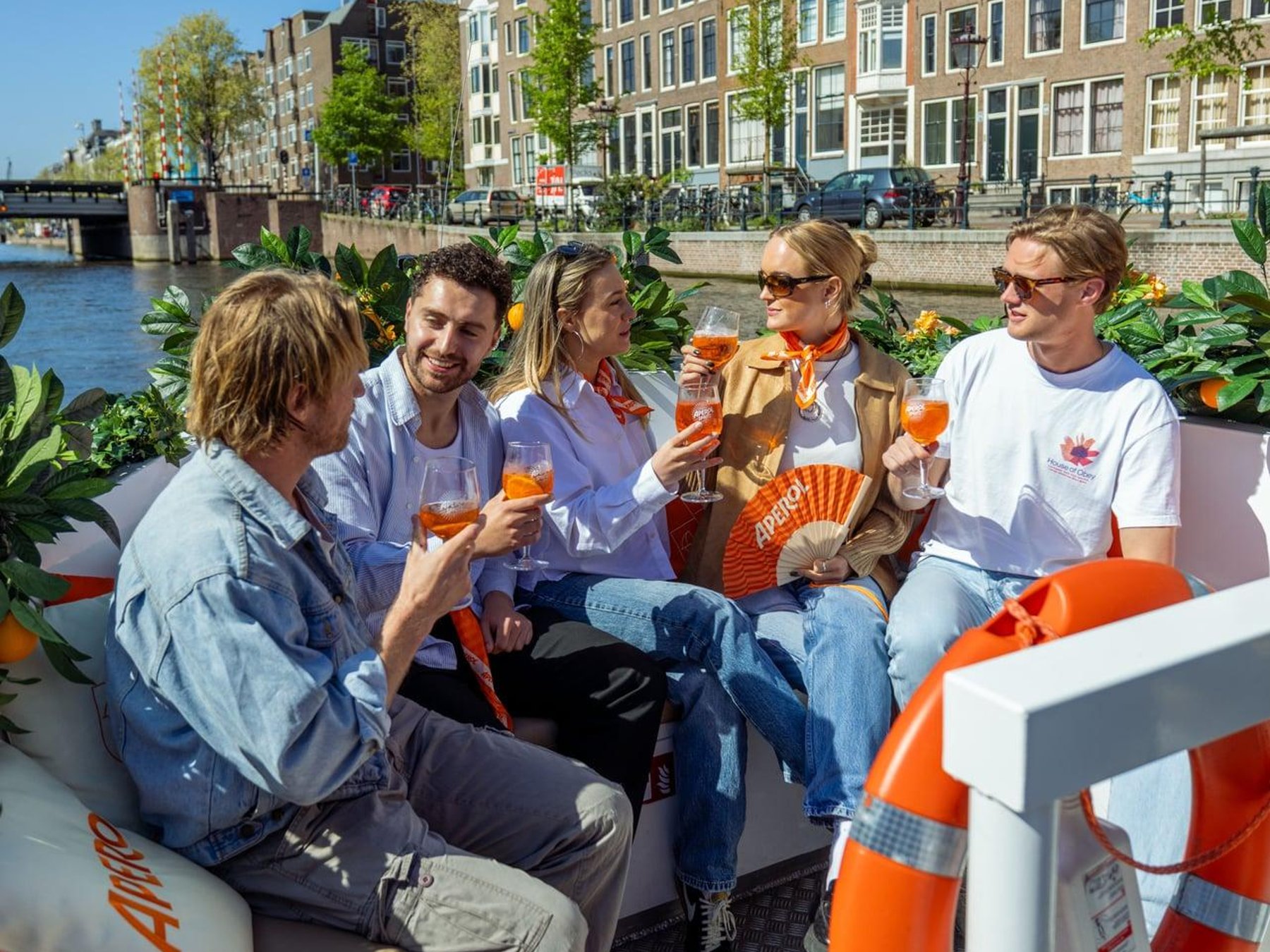 Amsterdam: Offizielle Aperol-Spritz-Bootsfahrt