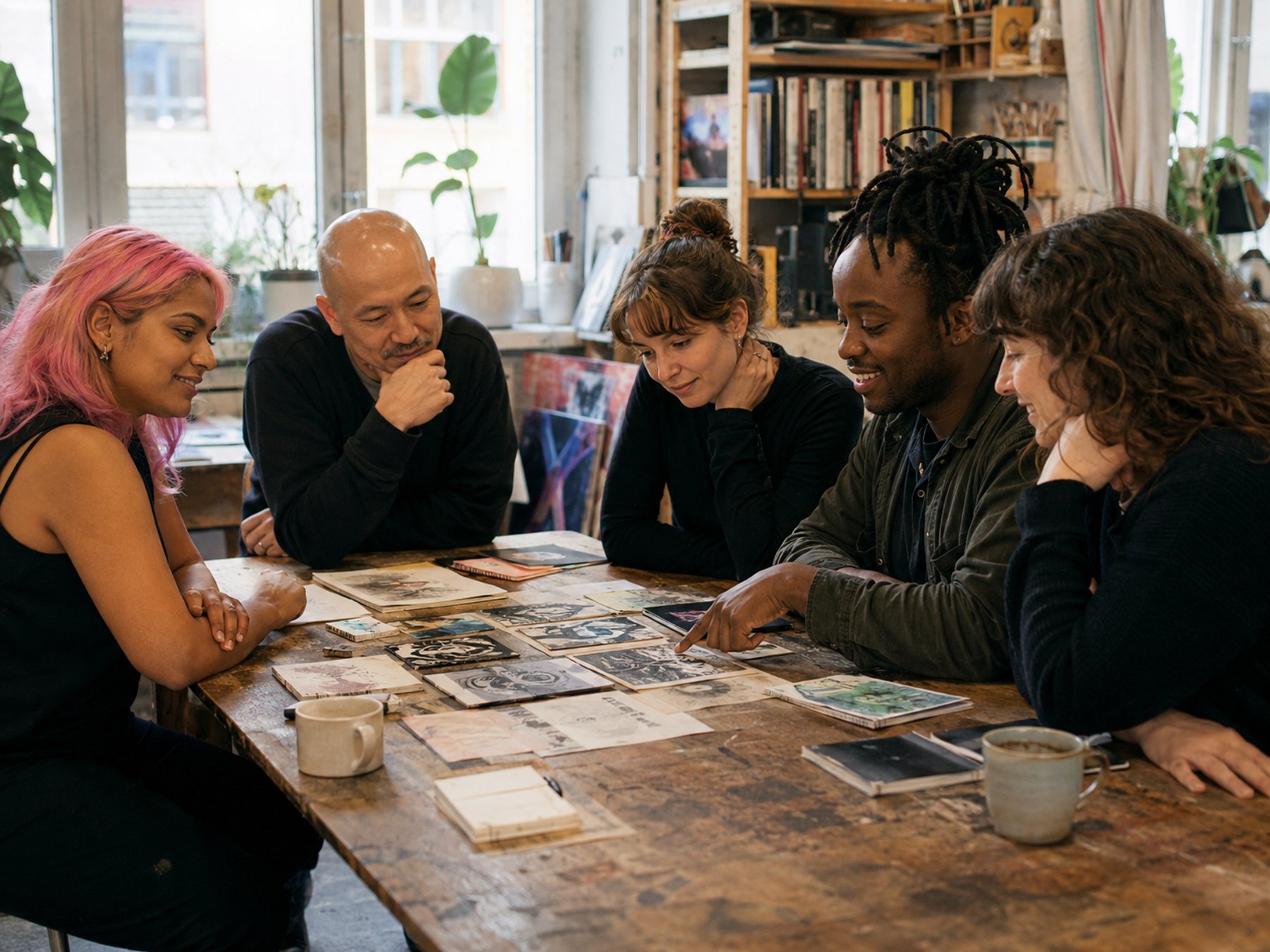 Draw Otherwise Künstler-geführter Zeichen-Workshop 75 Minuten -