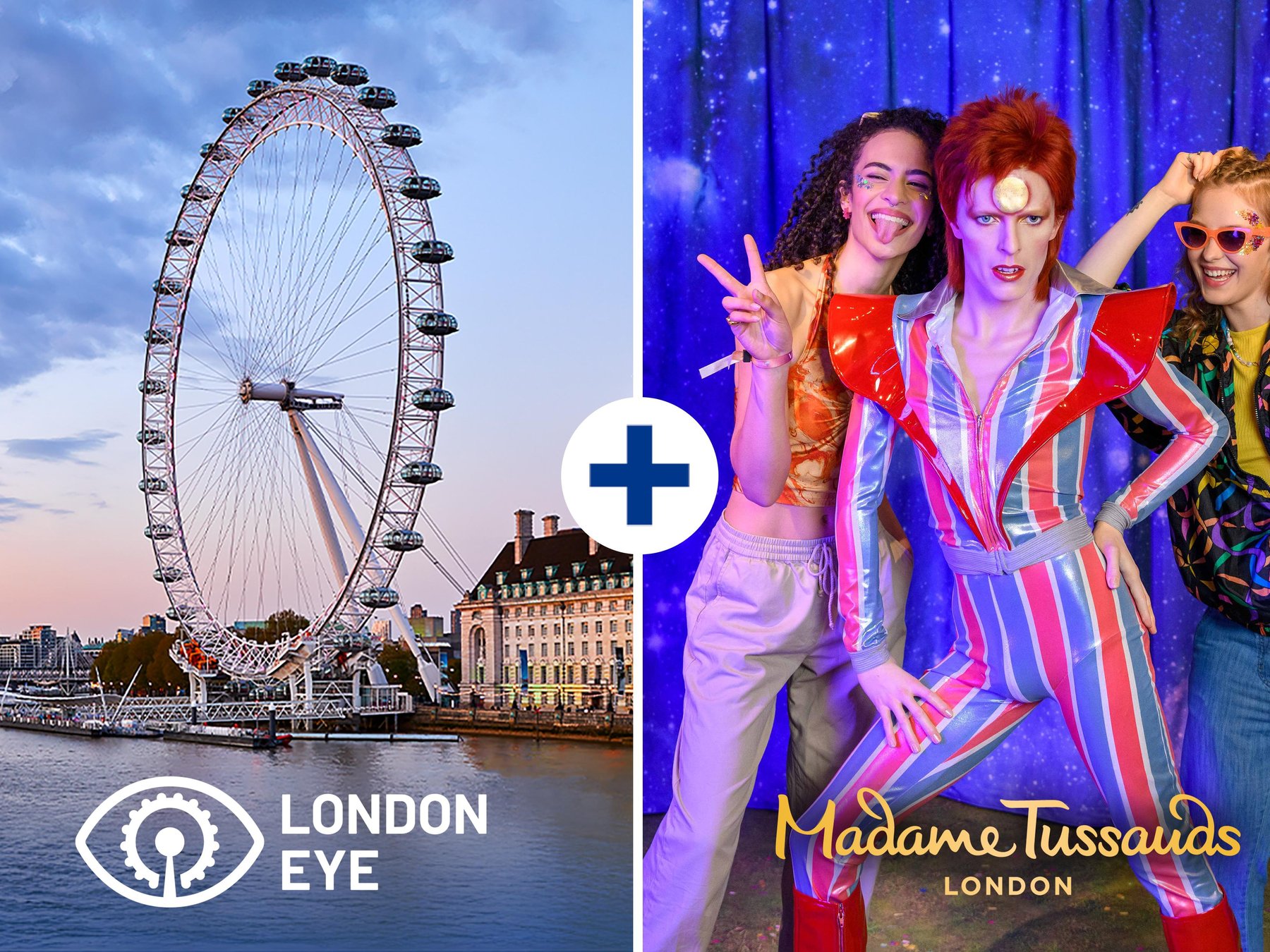 London Eye & Madame Tussauds London: Eintrittskarte